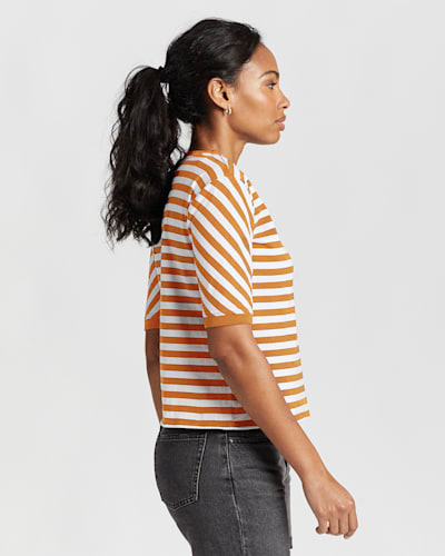 WOMEN'S ROGUE DESCHUTES STRIPE TEE