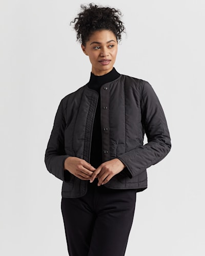 WOMEN'S REVERSIBLE SHORT QUILTED JACKET