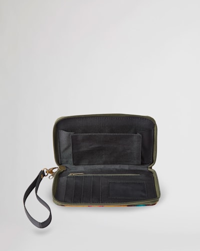 SMARTPHONE WALLET IN OLIVE GRAND MESA