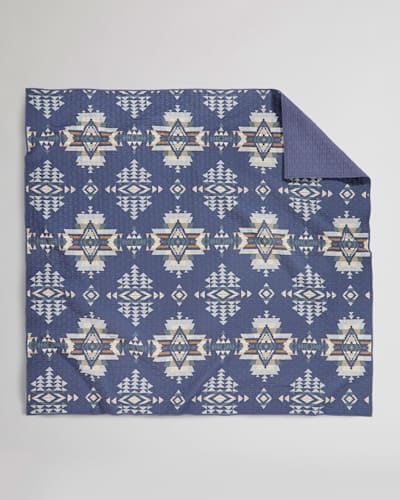 ROCK POINT PRINTED COVERLET SET