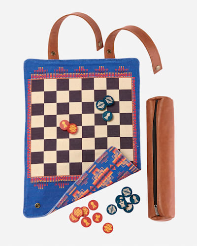 PENDLETON CHESS AND CHECKERS SET IN MULTI