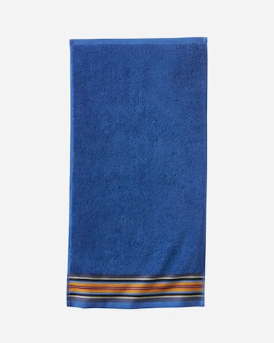 SERAPE BATH TOWEL IN BLUE