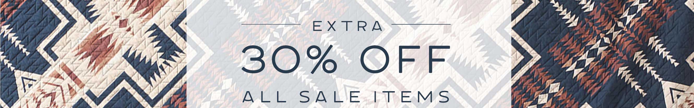 Extra 30% off All Sale Items
