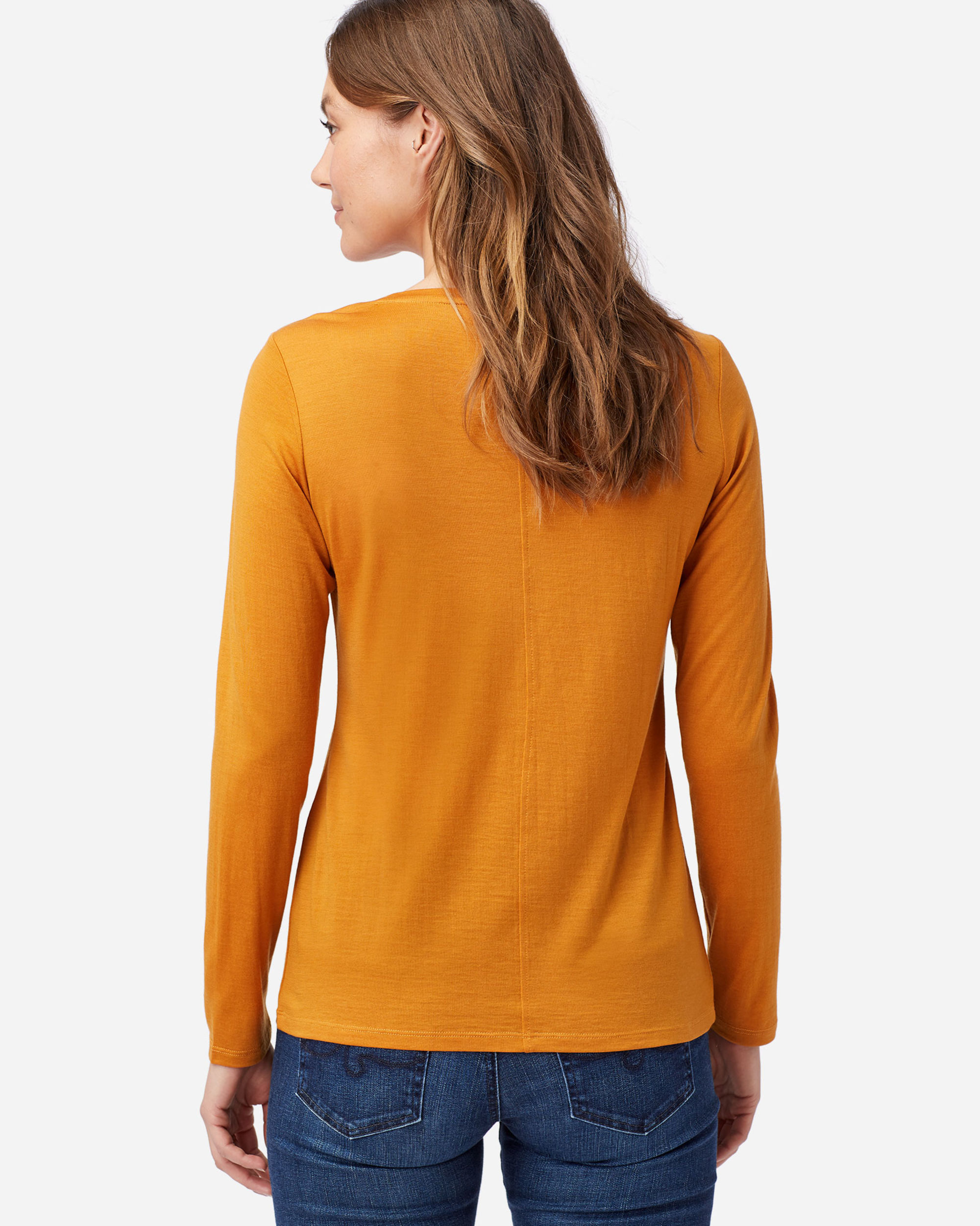 MACHINE WASHABLE LONG-SLEEVE MERINO TEE | Pendleton