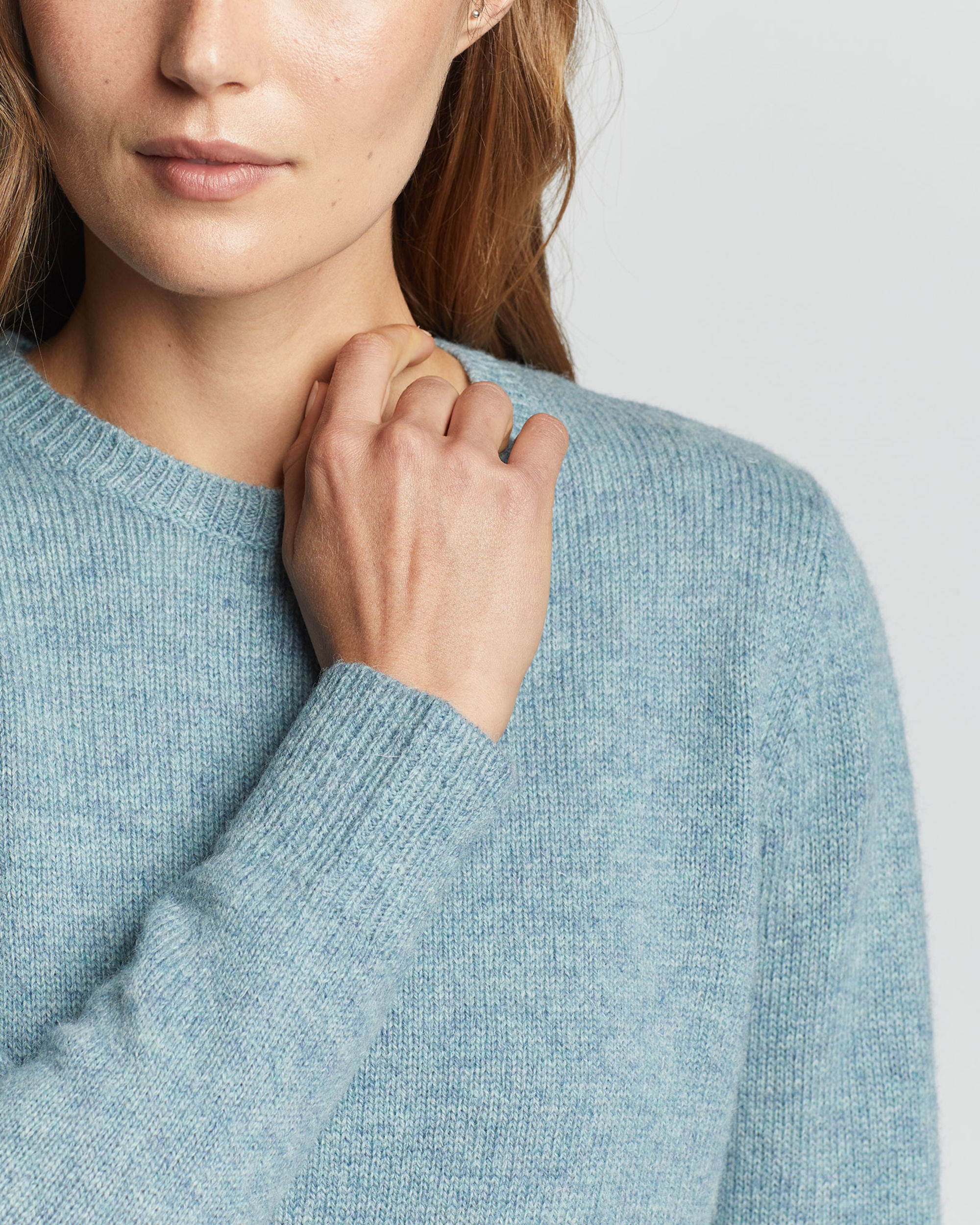 Women's Shetland Washable Wool Crewneck