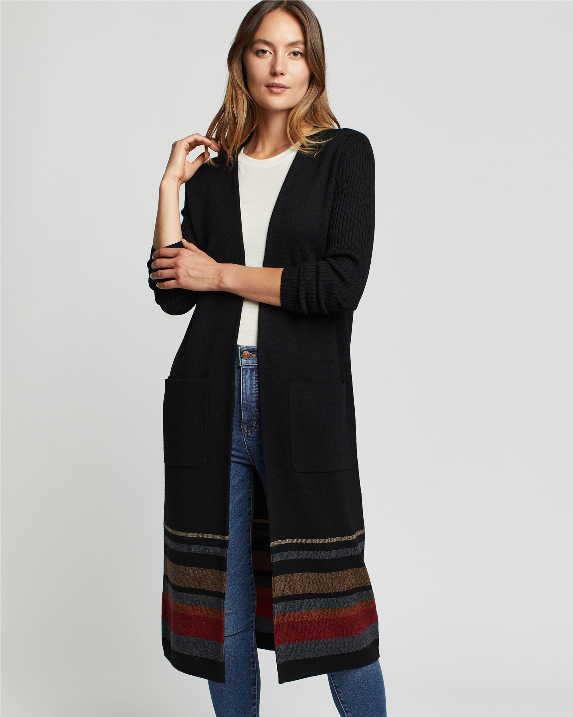 Merino wool duster cardigan best sale