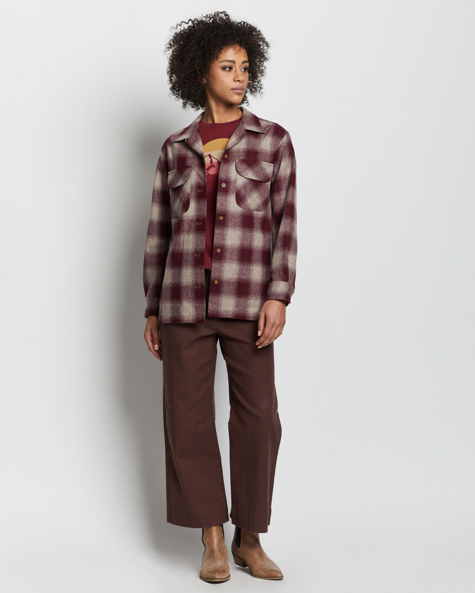 Gap pendleton boyfriend shirt store