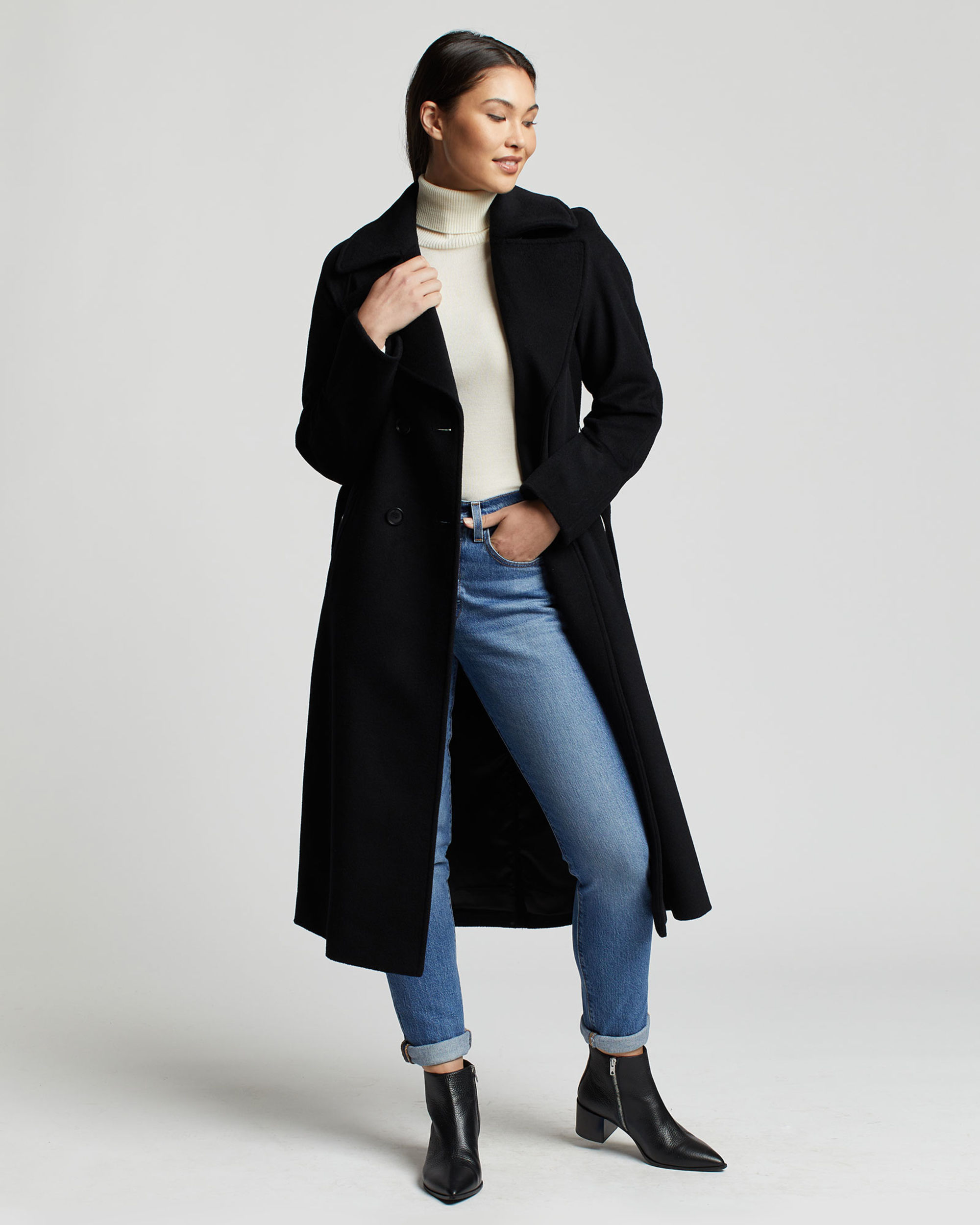 Women s Uptown Long Wool Coat