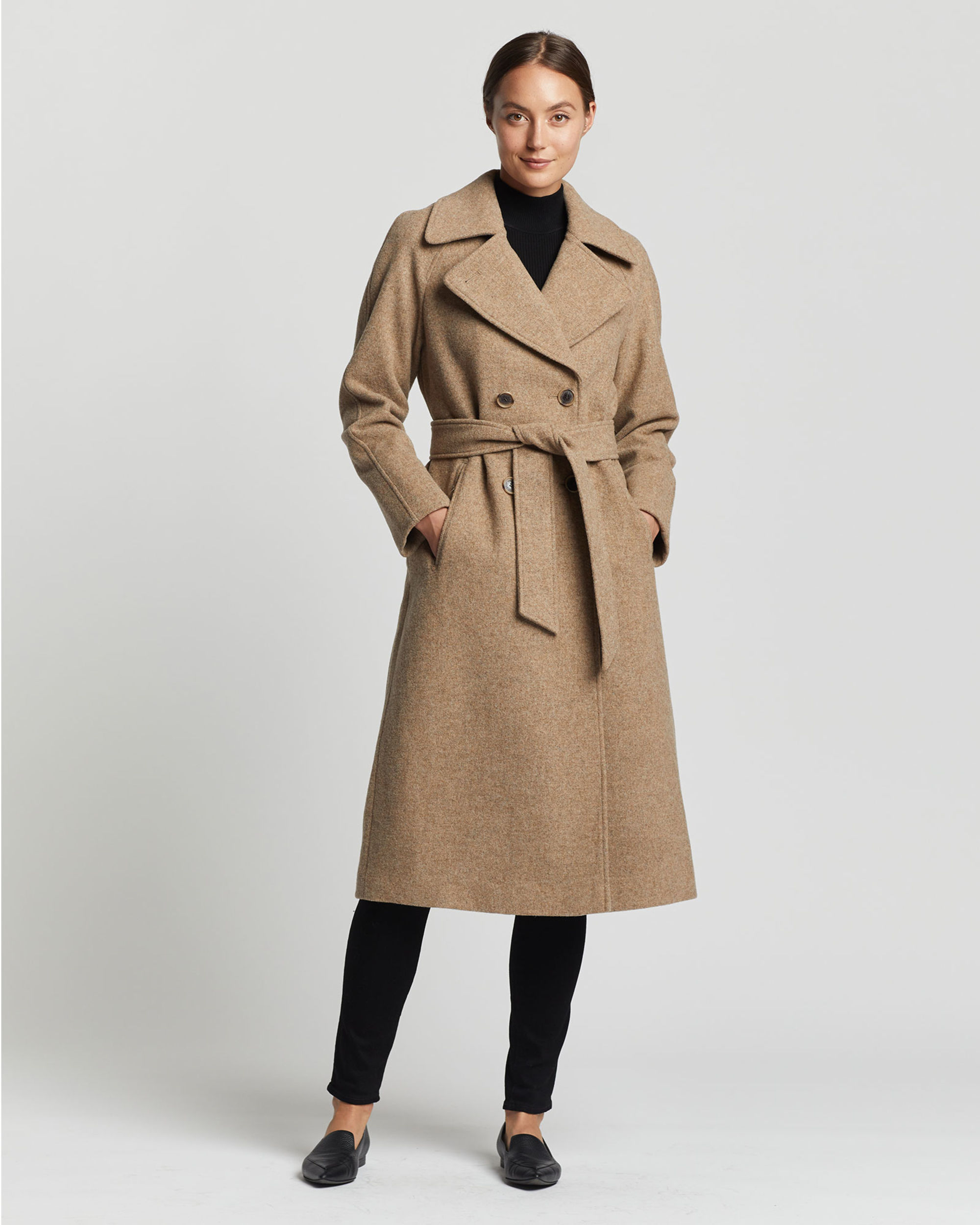 Look Stylish & Feel Cozy in Women's Uptown Long Wool Coat