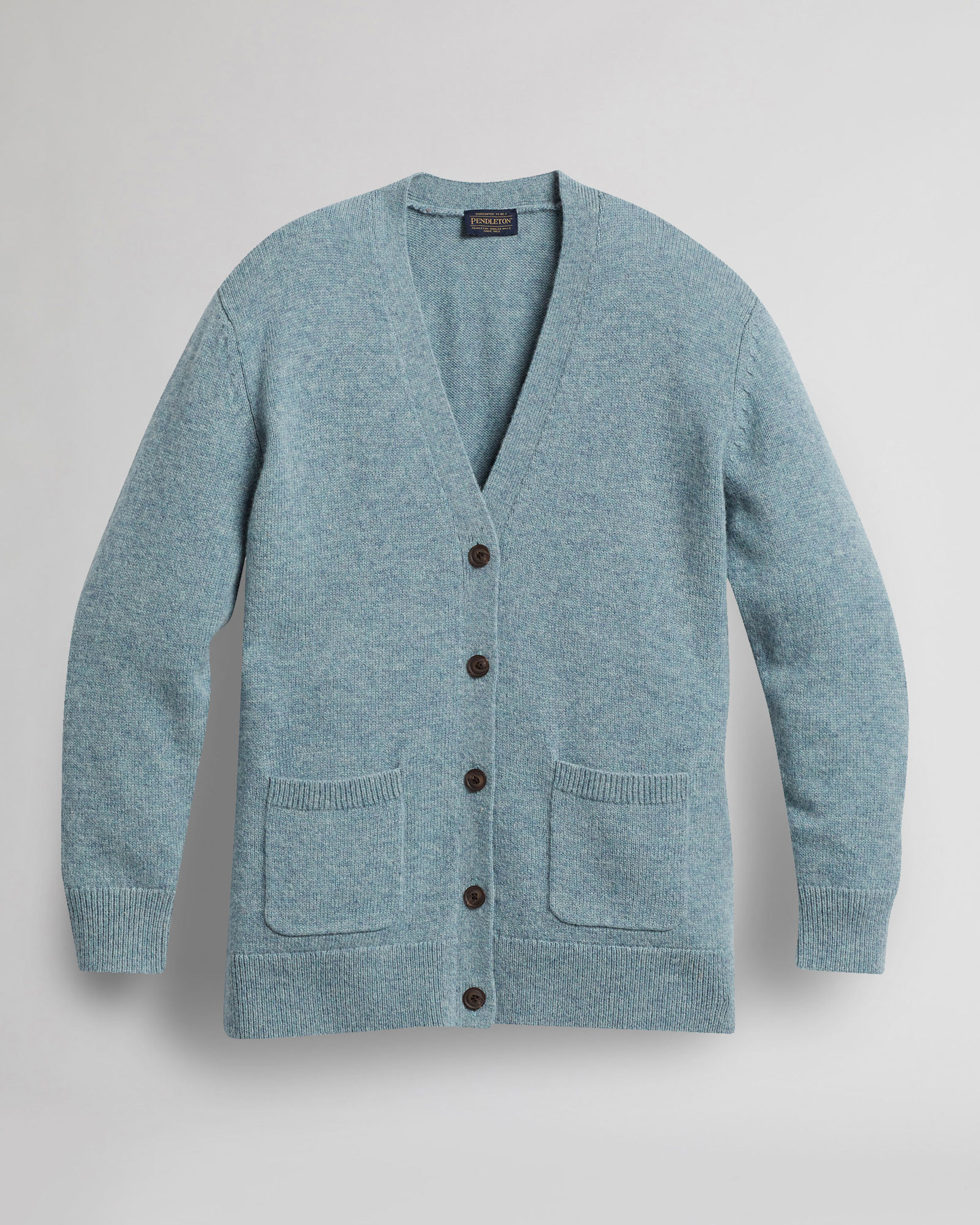 WOMEN S BOYFRIEND SHETLAND WOOL CARDIGAN Pendleton