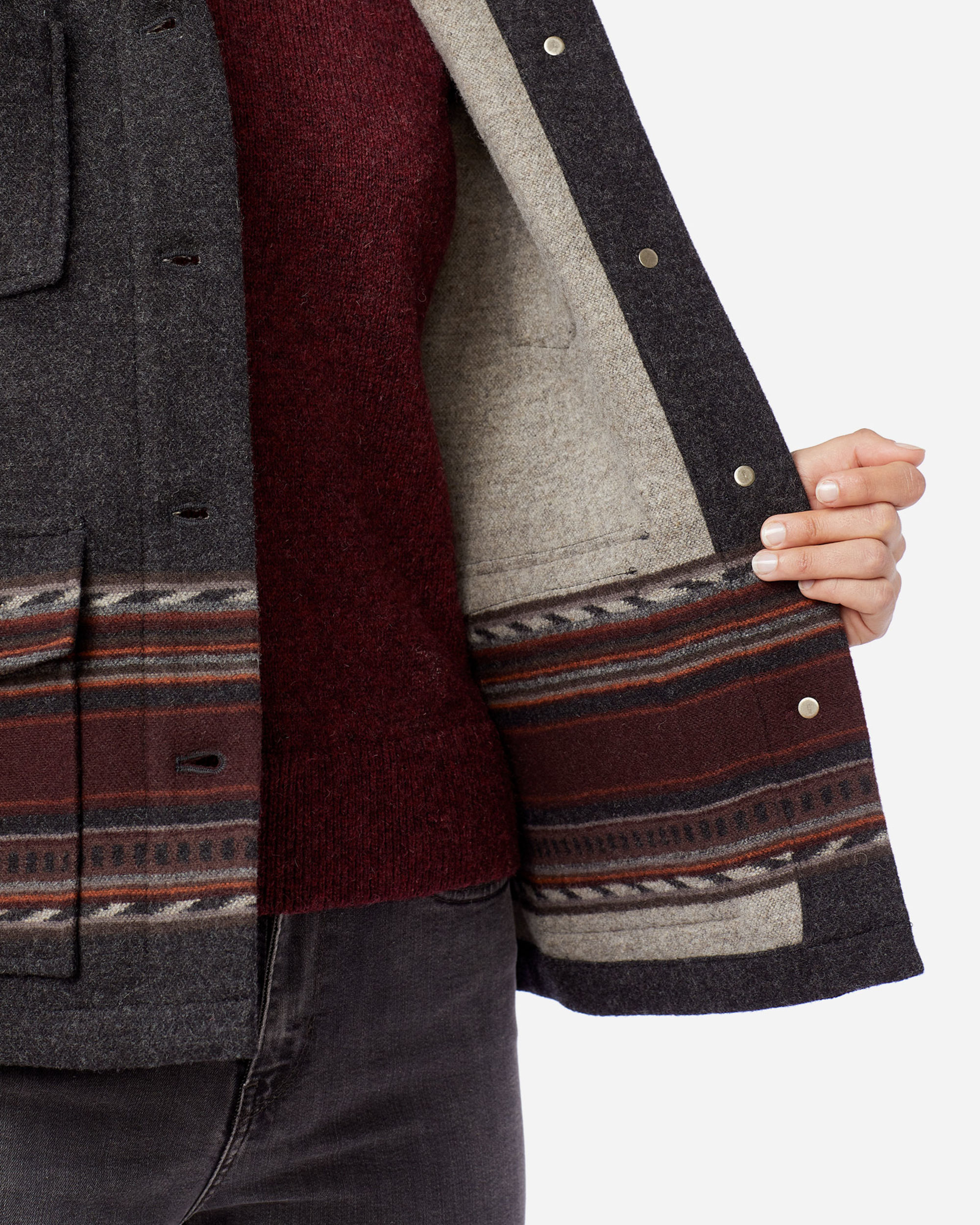 WOMEN S WESTERN HORIZONS WOOL COAT
