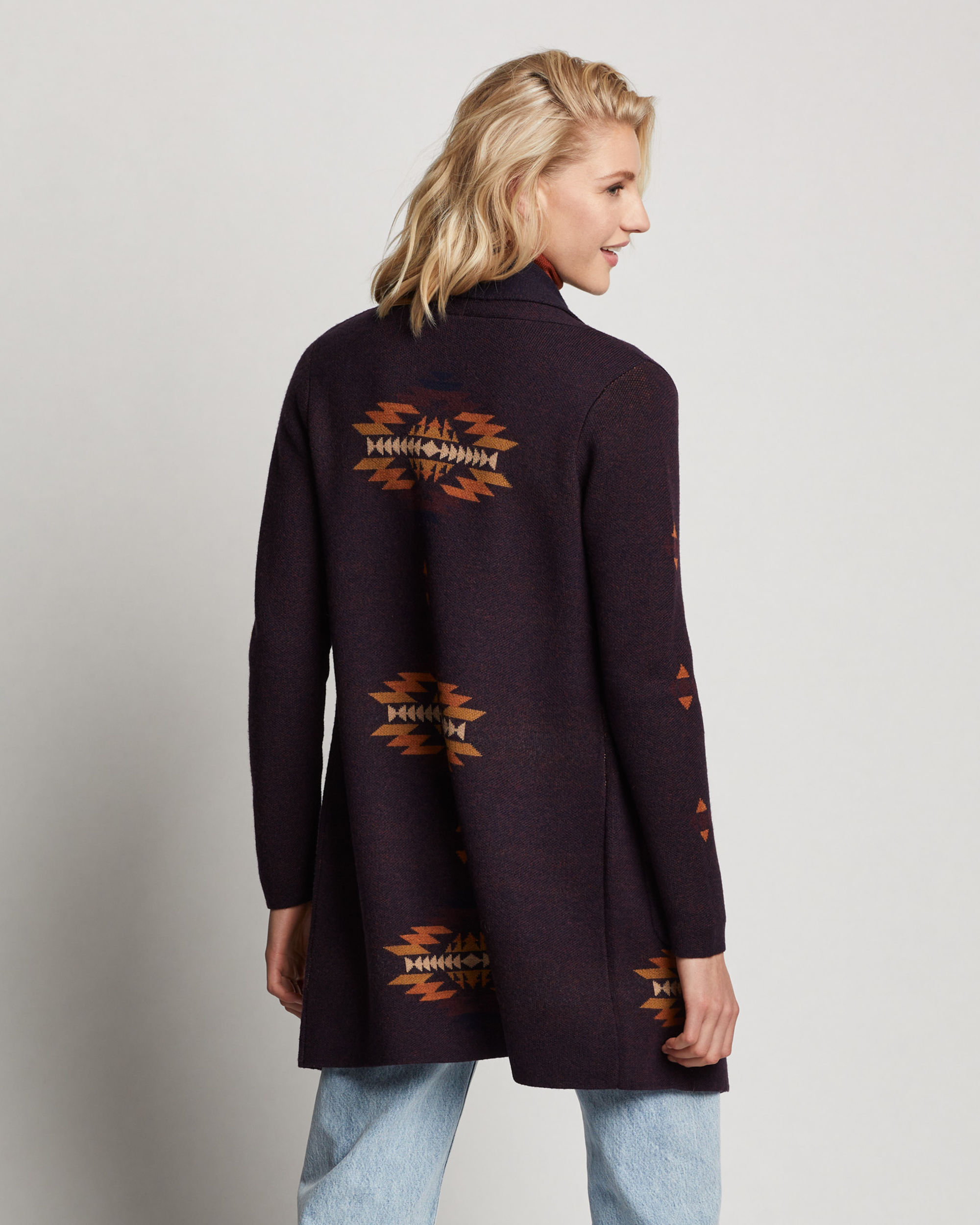 Women's Shawl-Collar Merino Cardigan | Pendleton