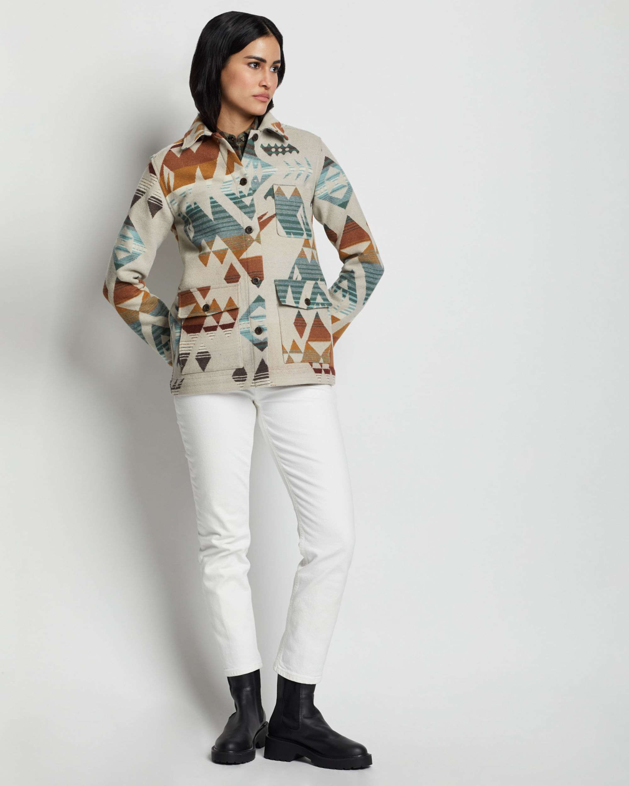 Pendleton women's wool coat sales