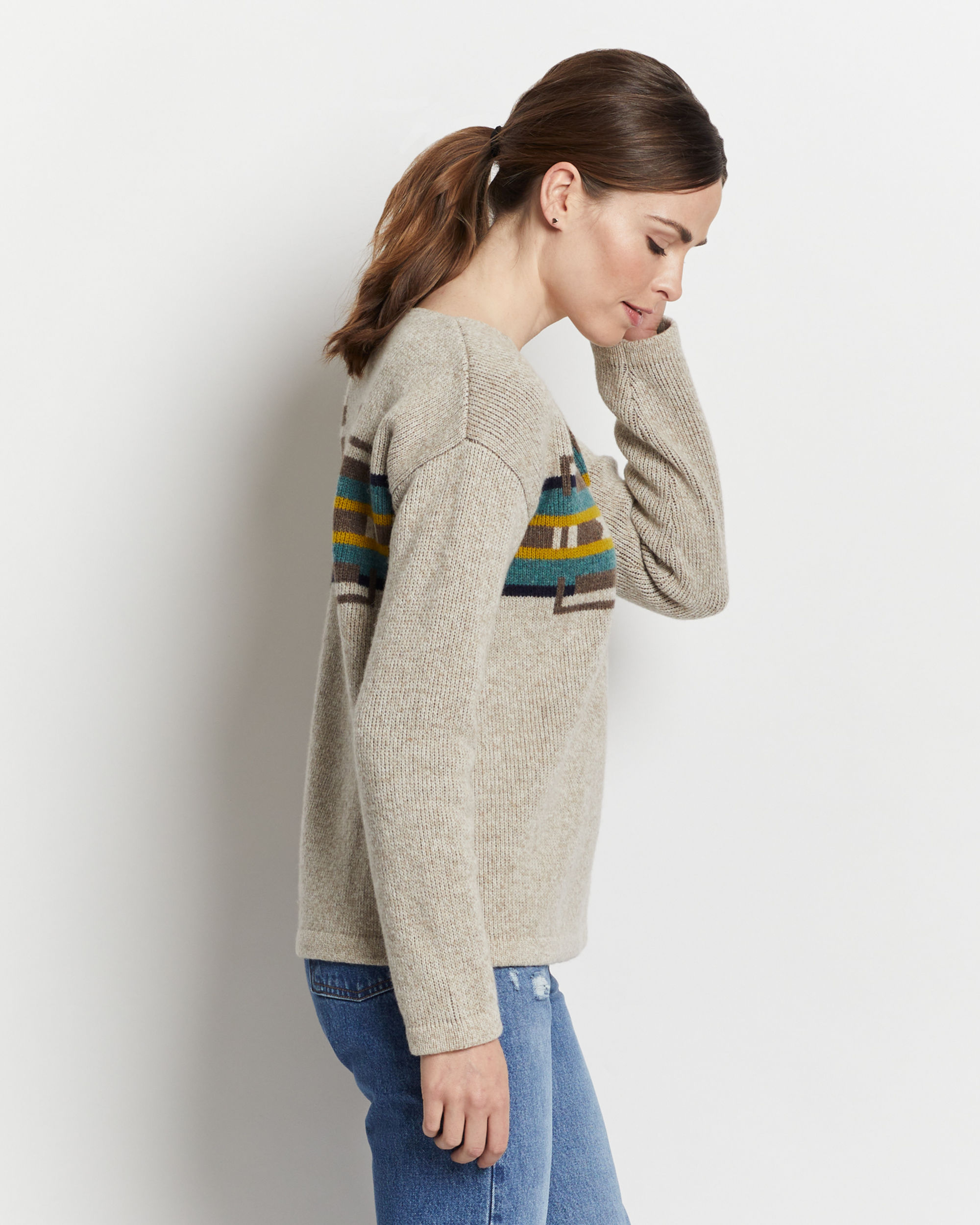 Women's Drop-Shoulder Lambswool Sweater | Pendleton
