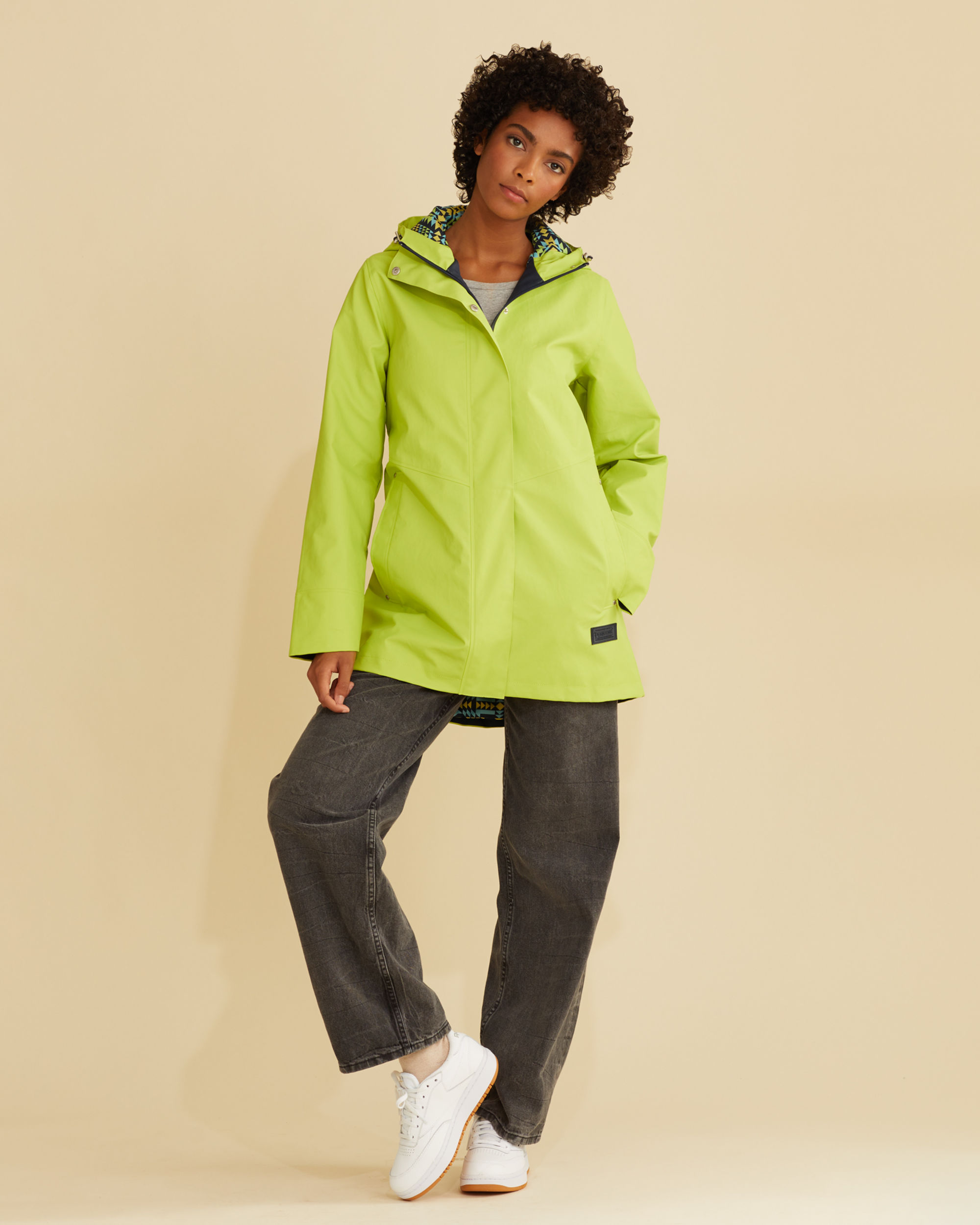 Waterproof hooded mac ladies sale