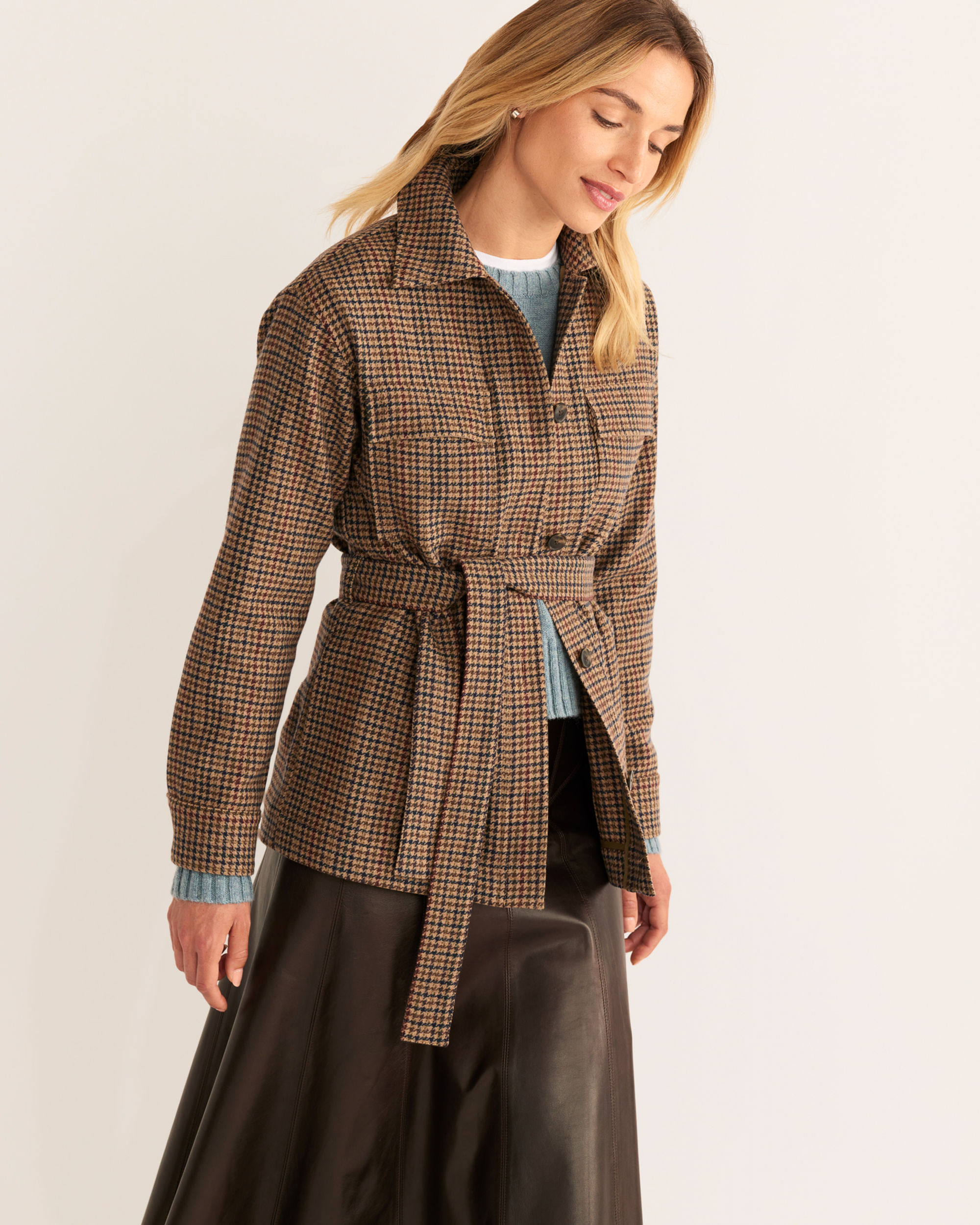 Be Stylish Cozy in Women s West End Wool Shirt Jacket Pendleton