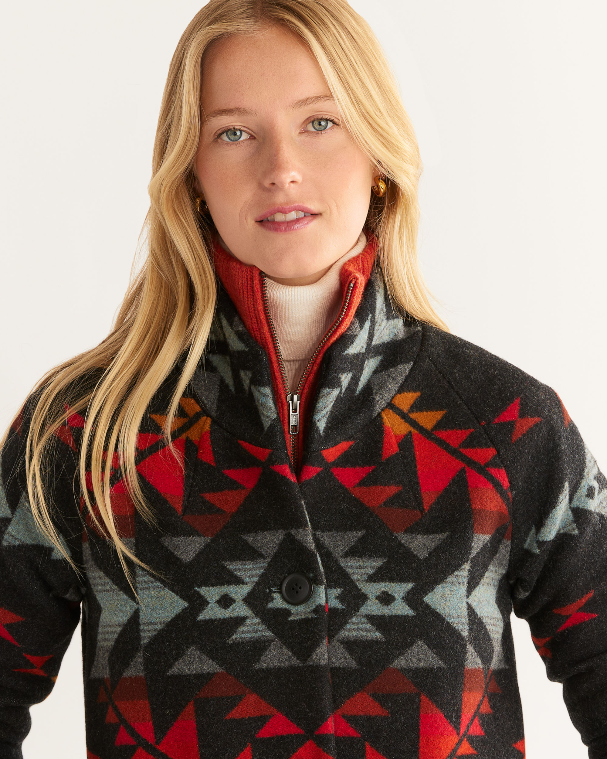 WOMEN'S BRIDGE CREEK ARCHIVE BLANKET COAT | Pendleton