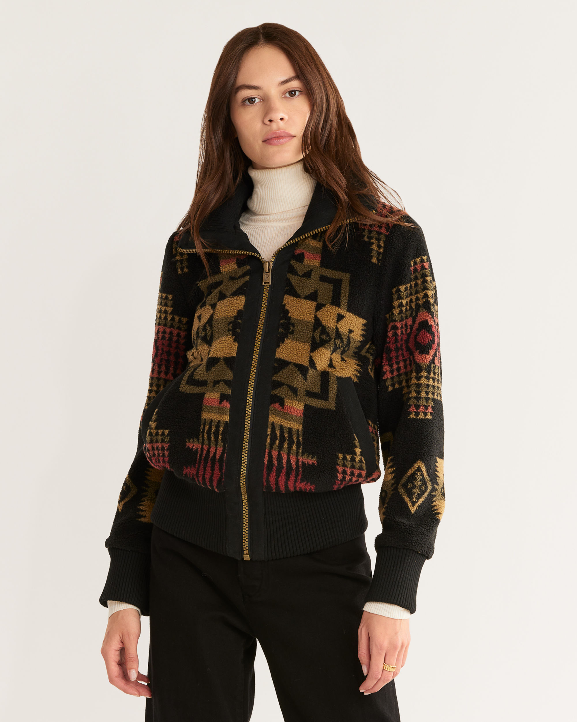 Burberry - Monogram Fleece Jacquard Jacket