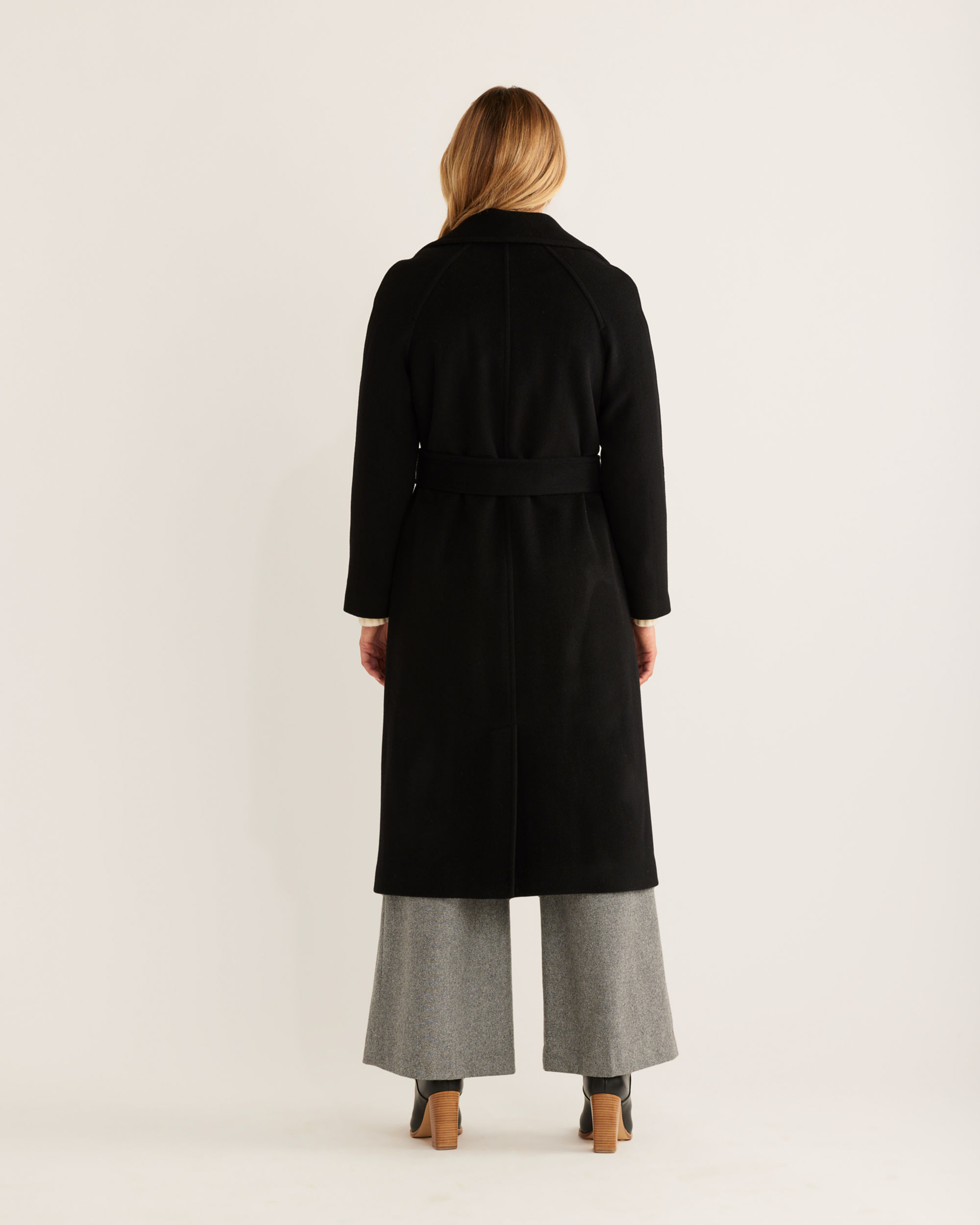 Look Stylish & Feel Cozy in Women's Uptown Long Wool Coat