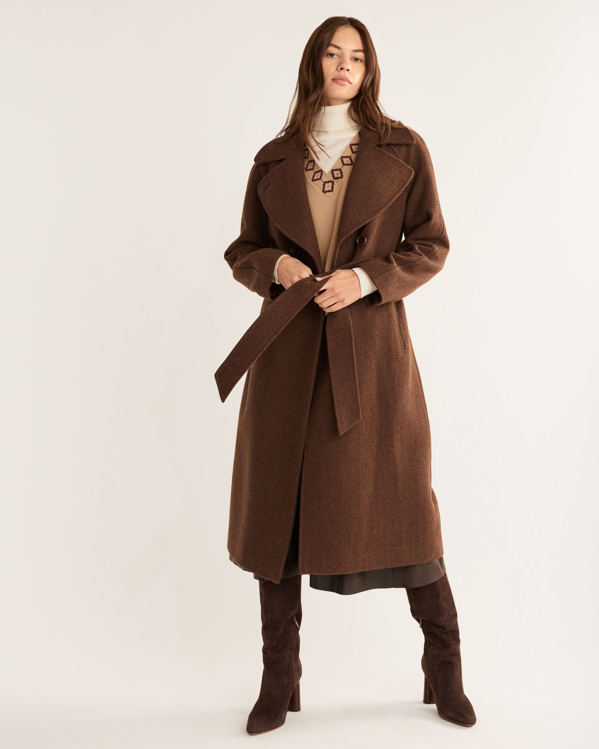 WOMEN'S UPTOWN LONG WOOL COAT