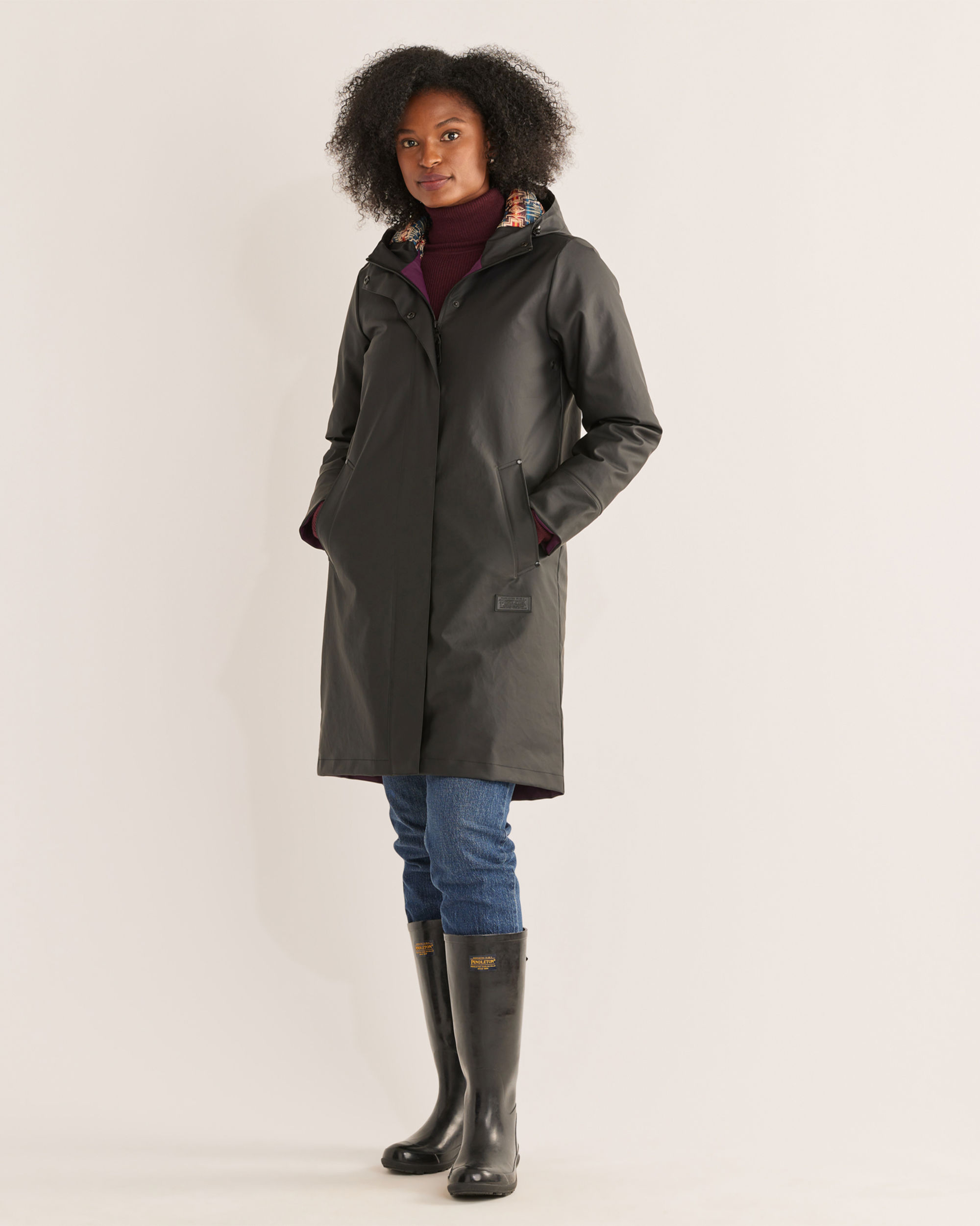 Pendleton olympic best sale hooded slicker jacket
