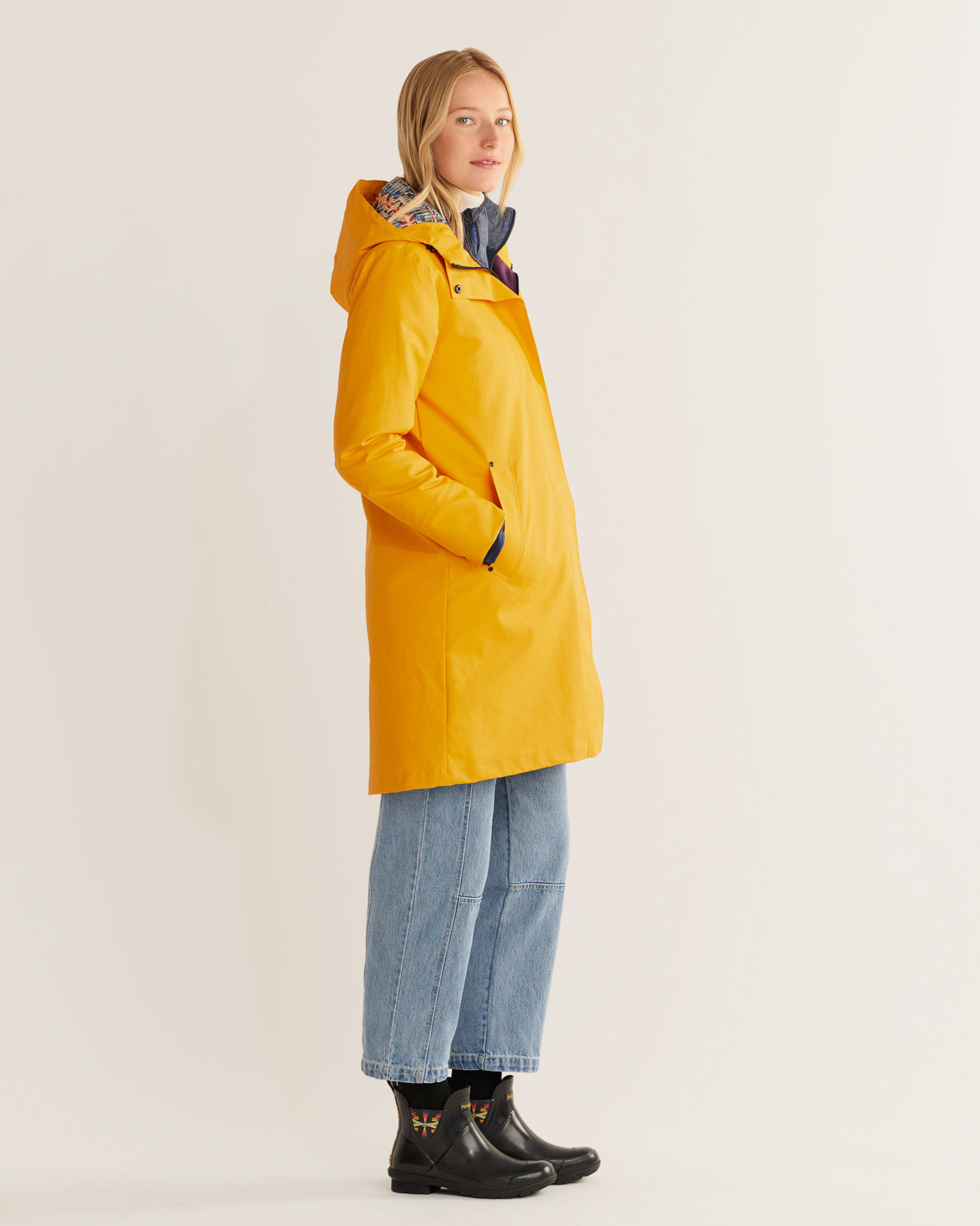 A line raincoat discount