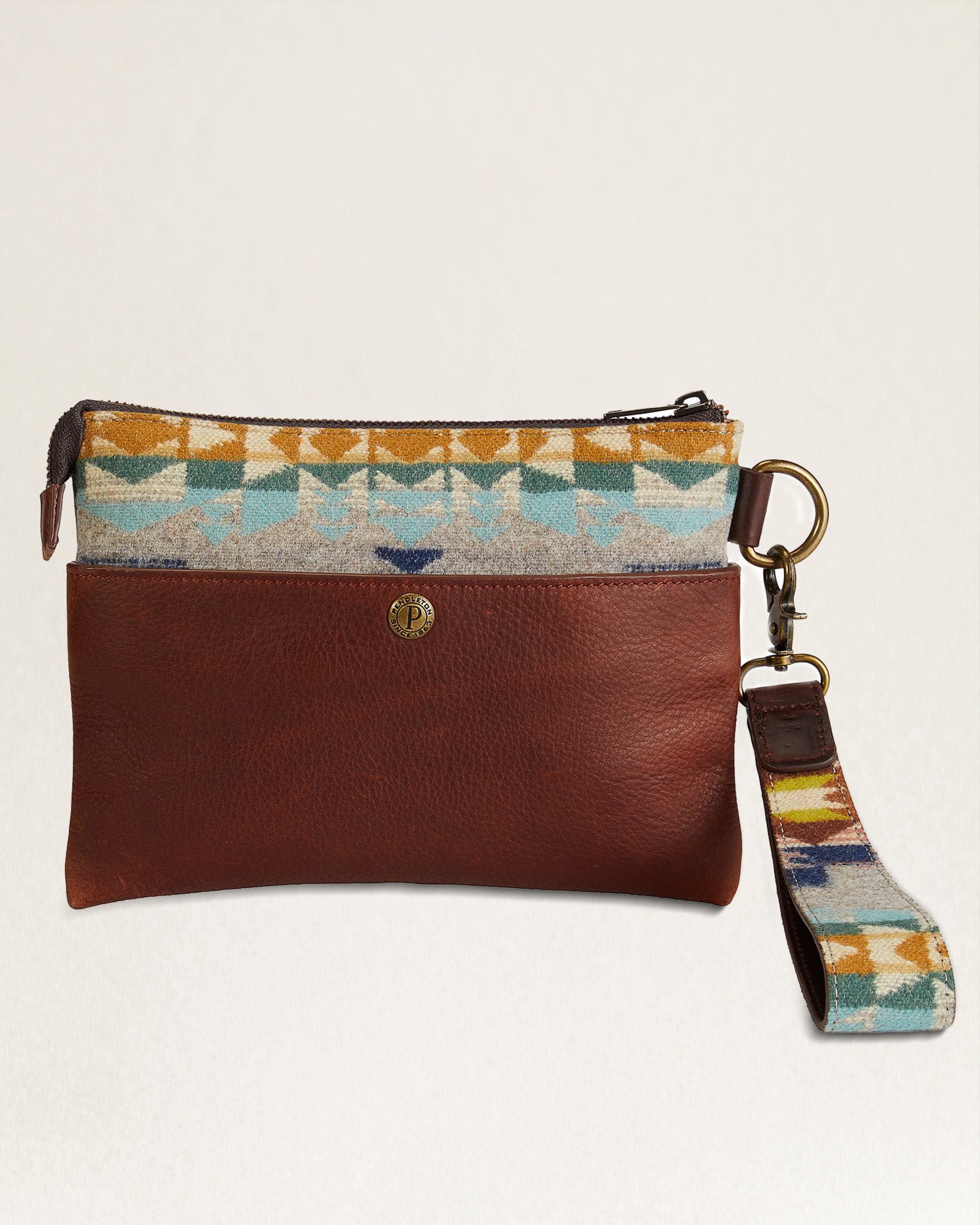 Desert Dawn Wool/Leather Clutch | Pendleton