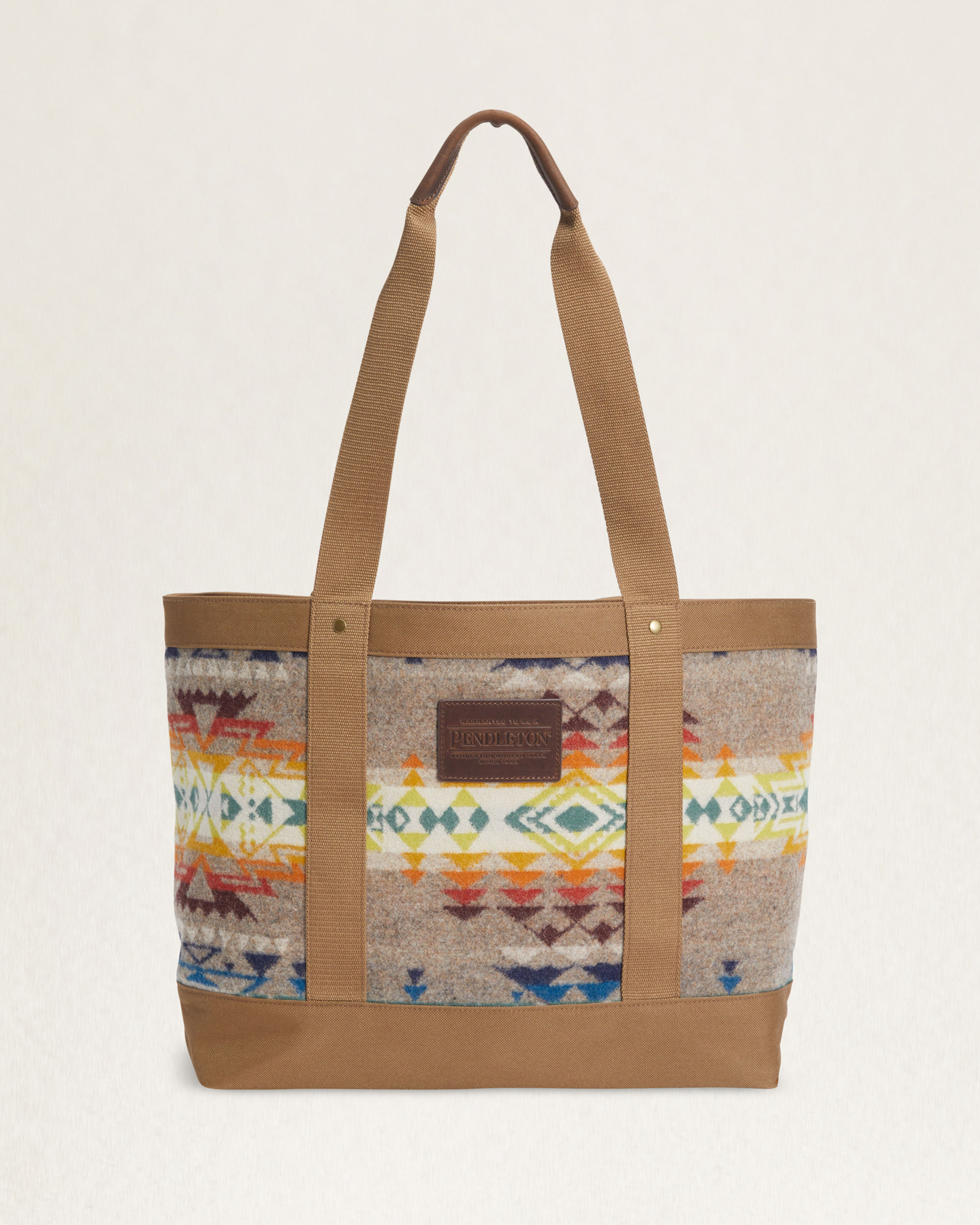 Pendleton tote bag top