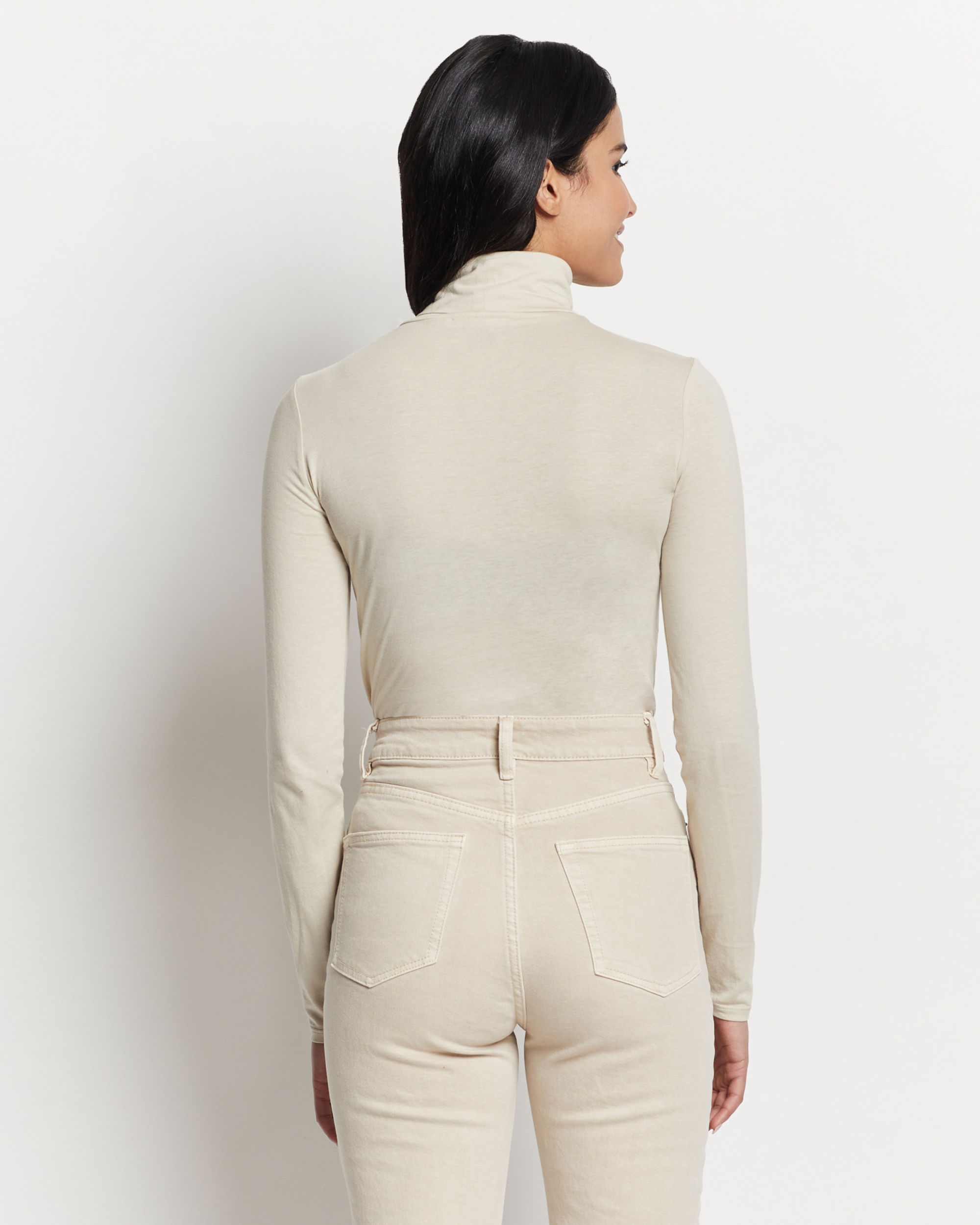 Women s Long Sleeve Turtleneck Jersey Tee