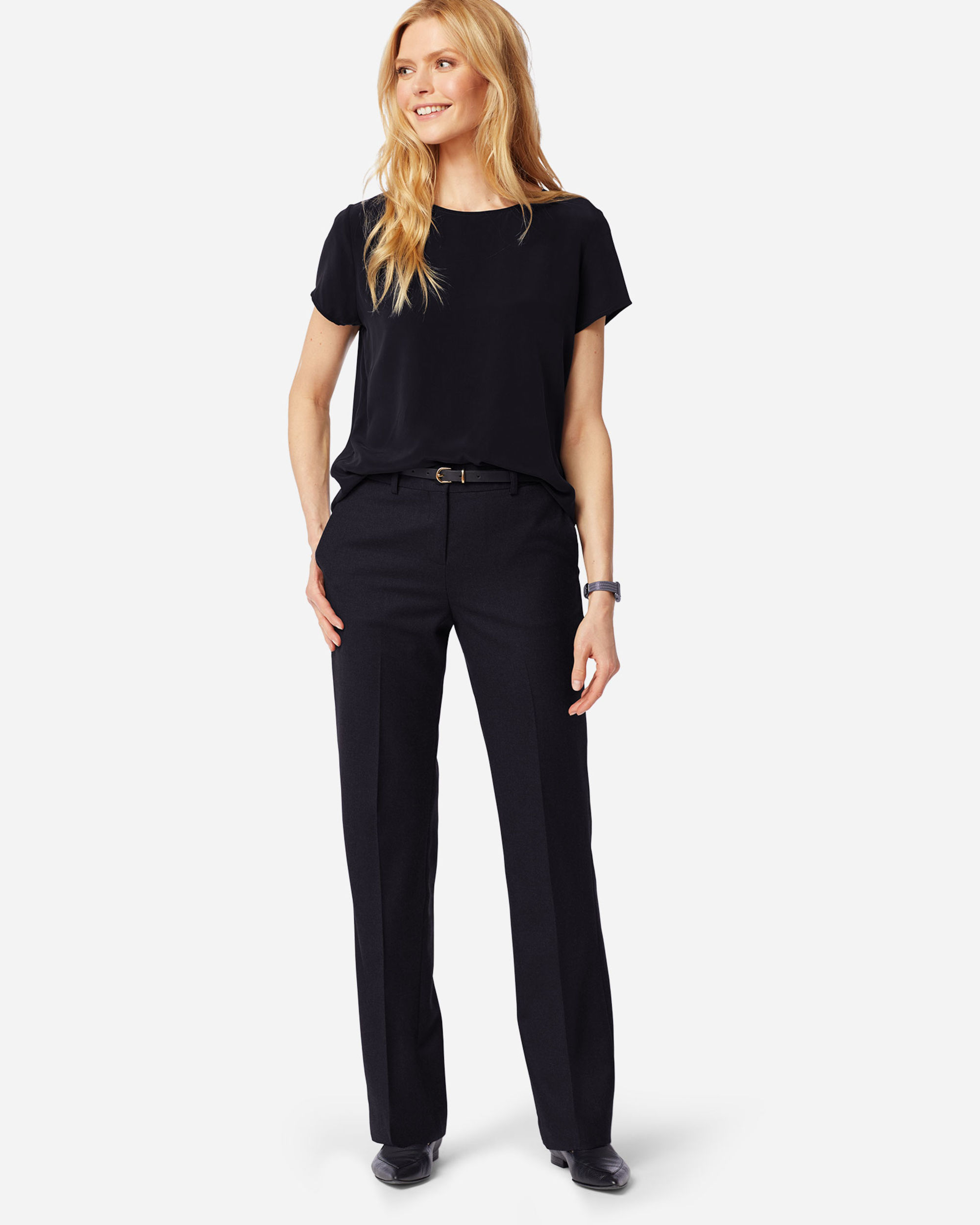 Women's wool flannel best sale pants