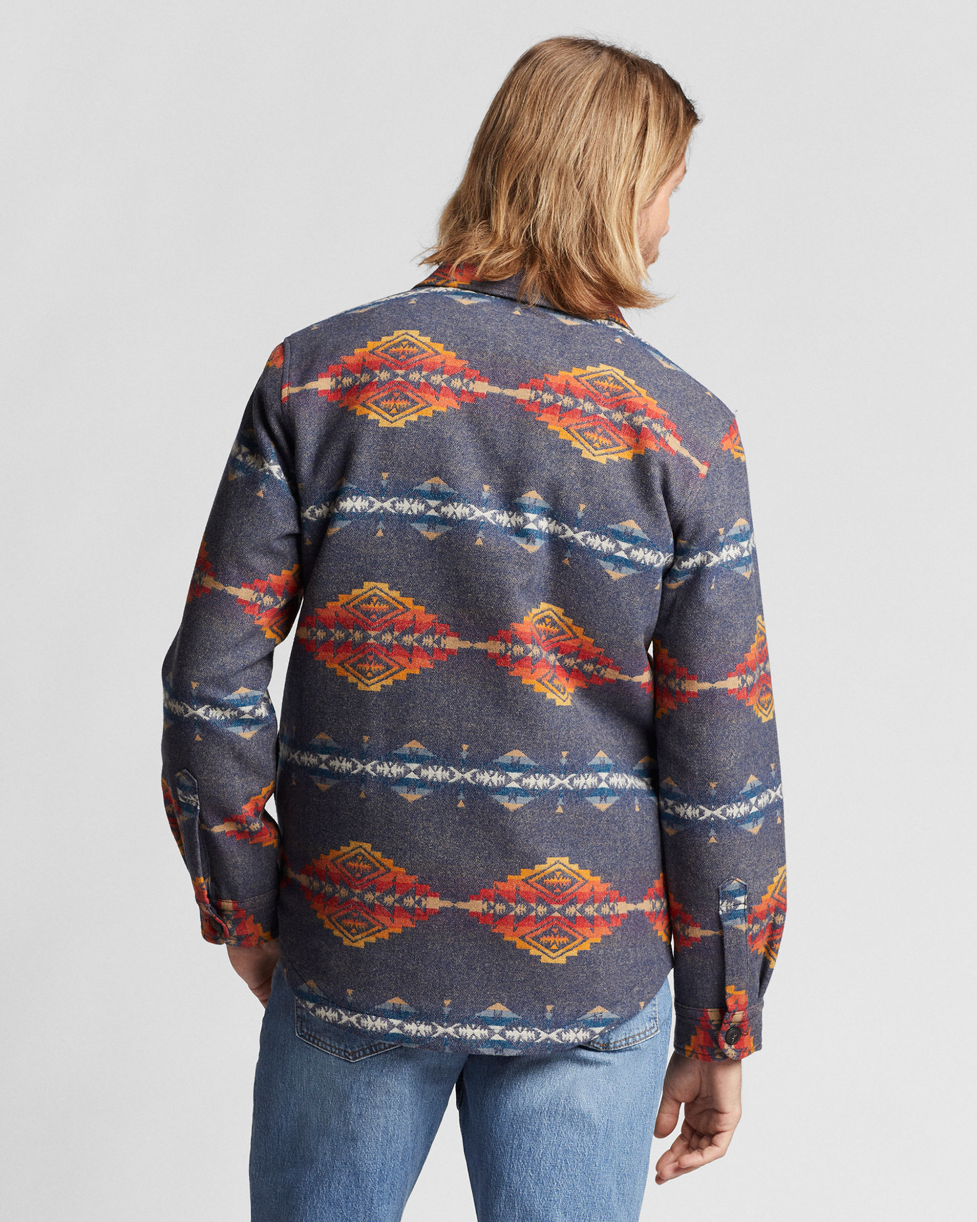 Pendleton lightweight top quilted shirt jacket