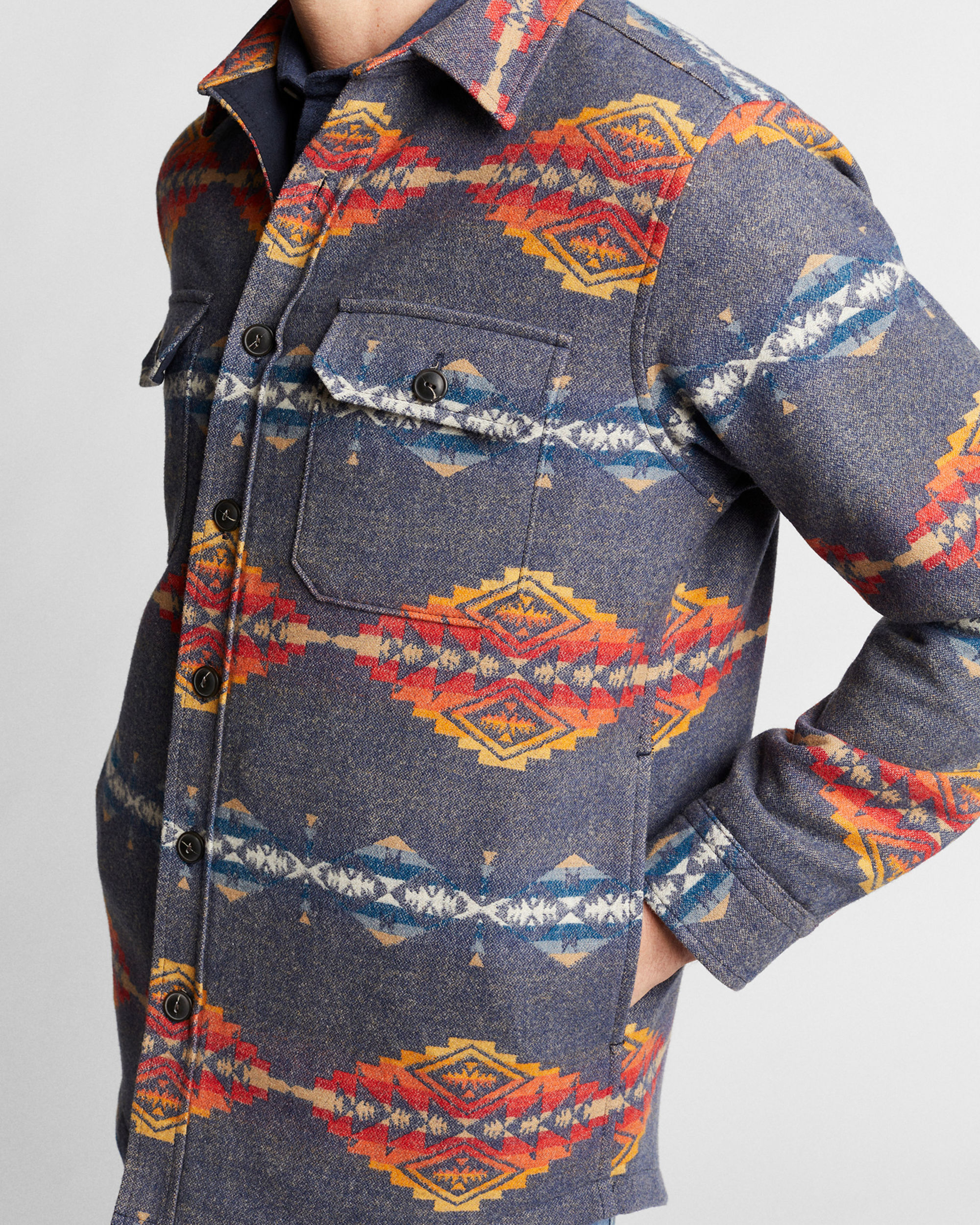 Pendleton lightweight quilted shirt jacket hotsell
