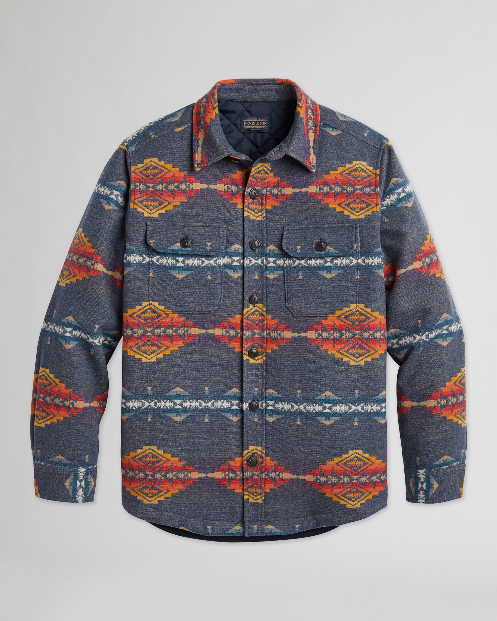 MEN S PINTO MOUNTAINS JACQUARD QUILTED SHIRT JACKET