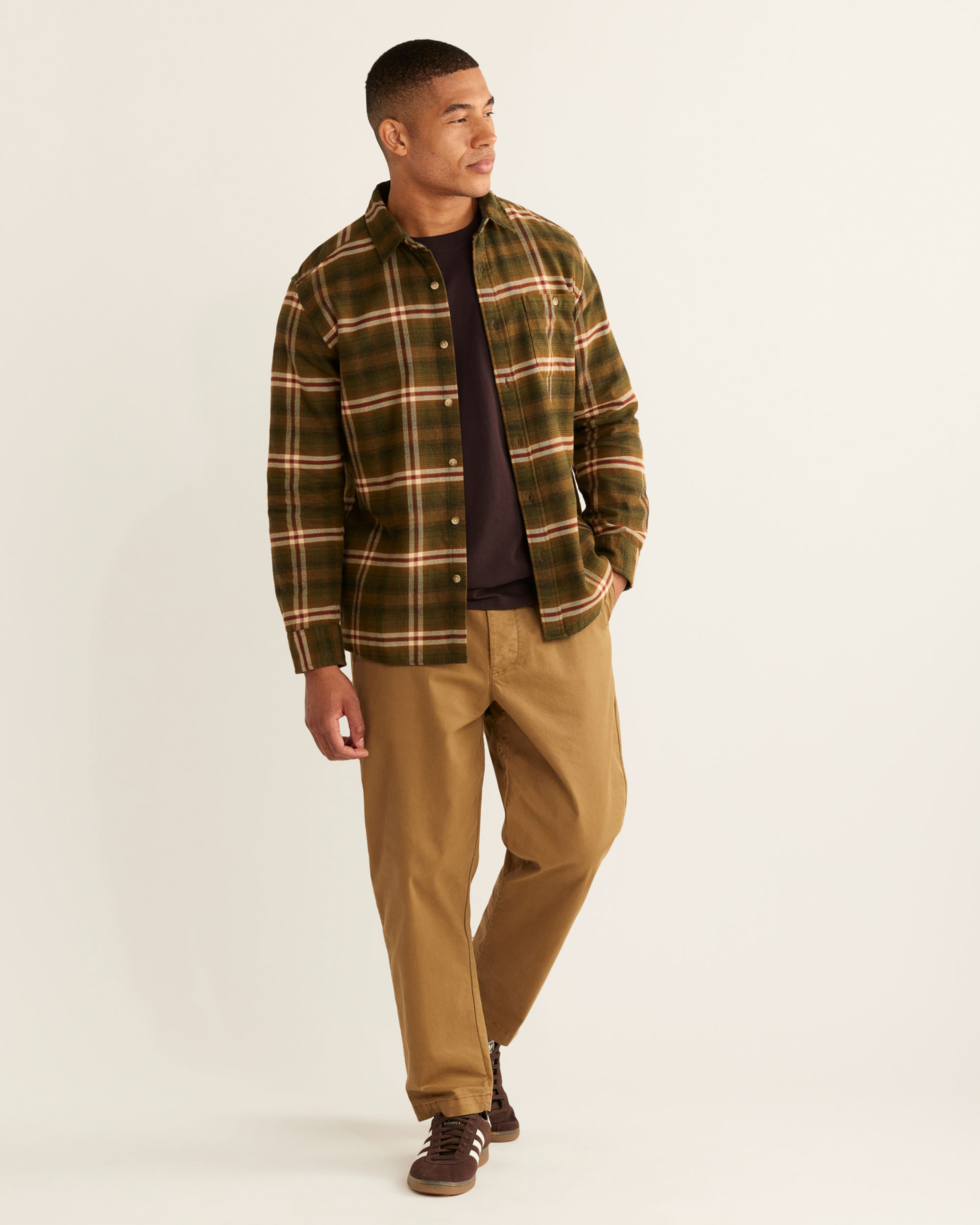 Look Stylish in Men's Fremont Double-Brushed Flannel Shirt | Pendleton