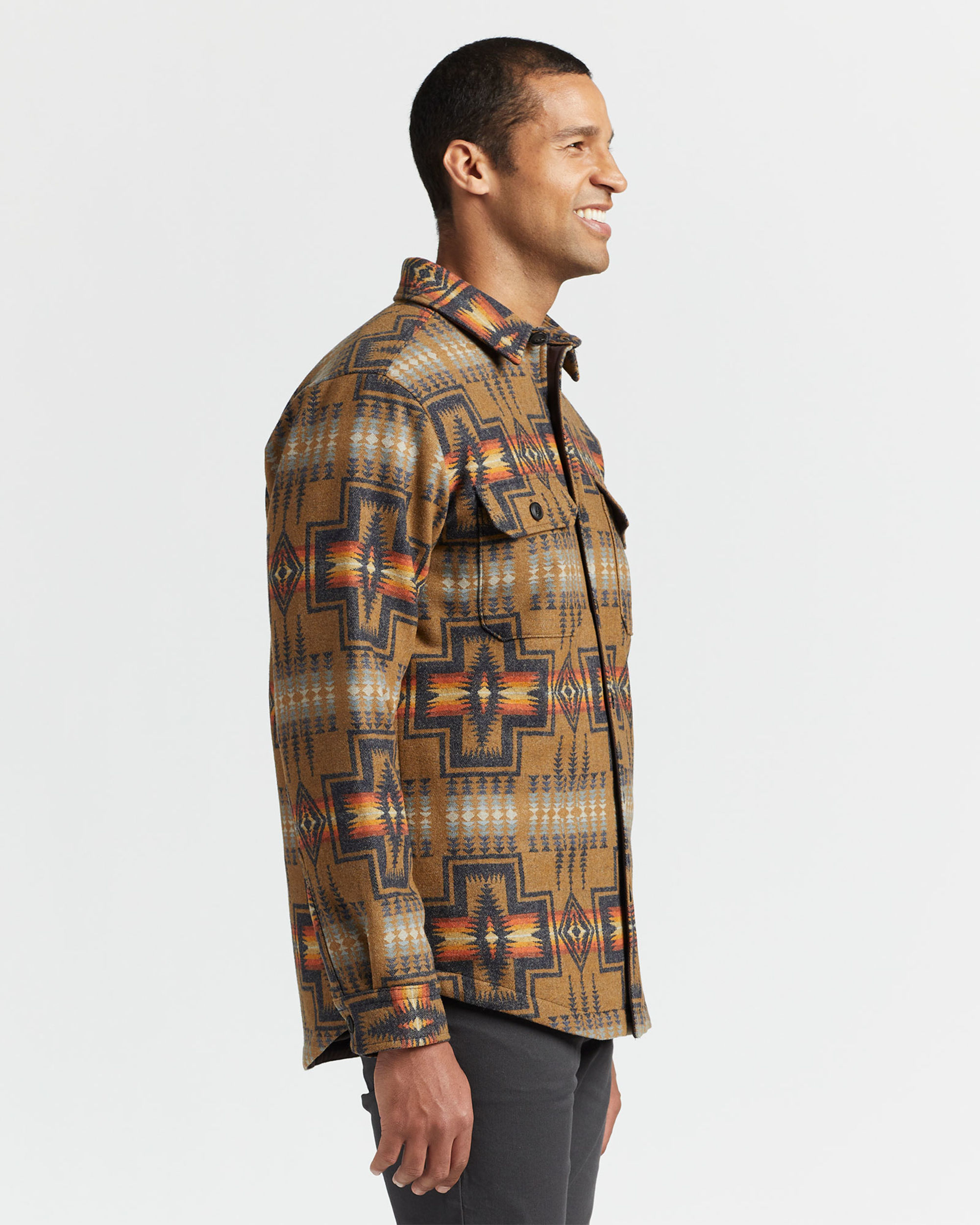 Pendleton hood river wool blend water resistant shirt jacket hotsell