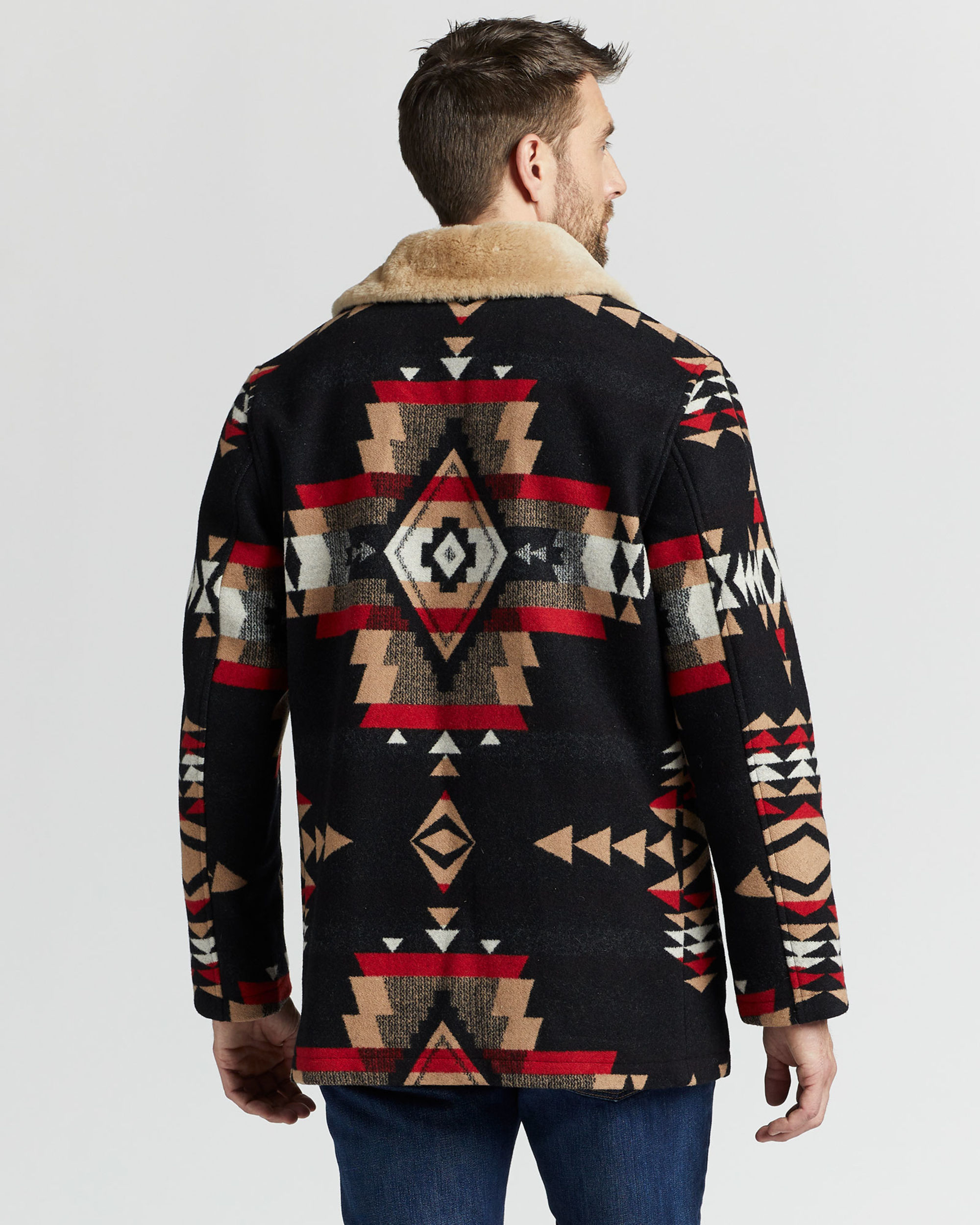 Pendleton shearling deals coat