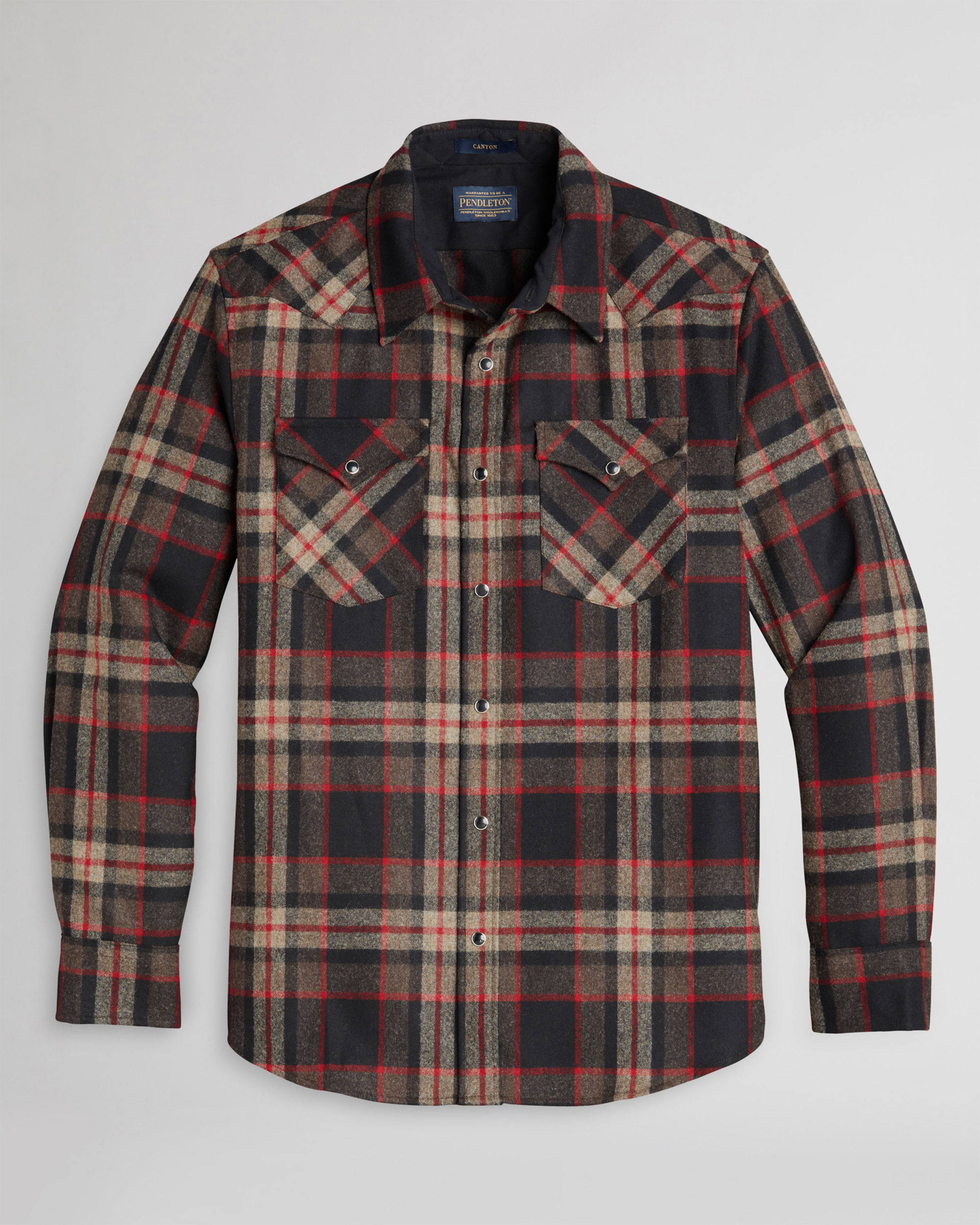 MEN'S PLAID SNAP-FRONT WESTERN CANYON SHIRT | Pendleton Woolen Mills