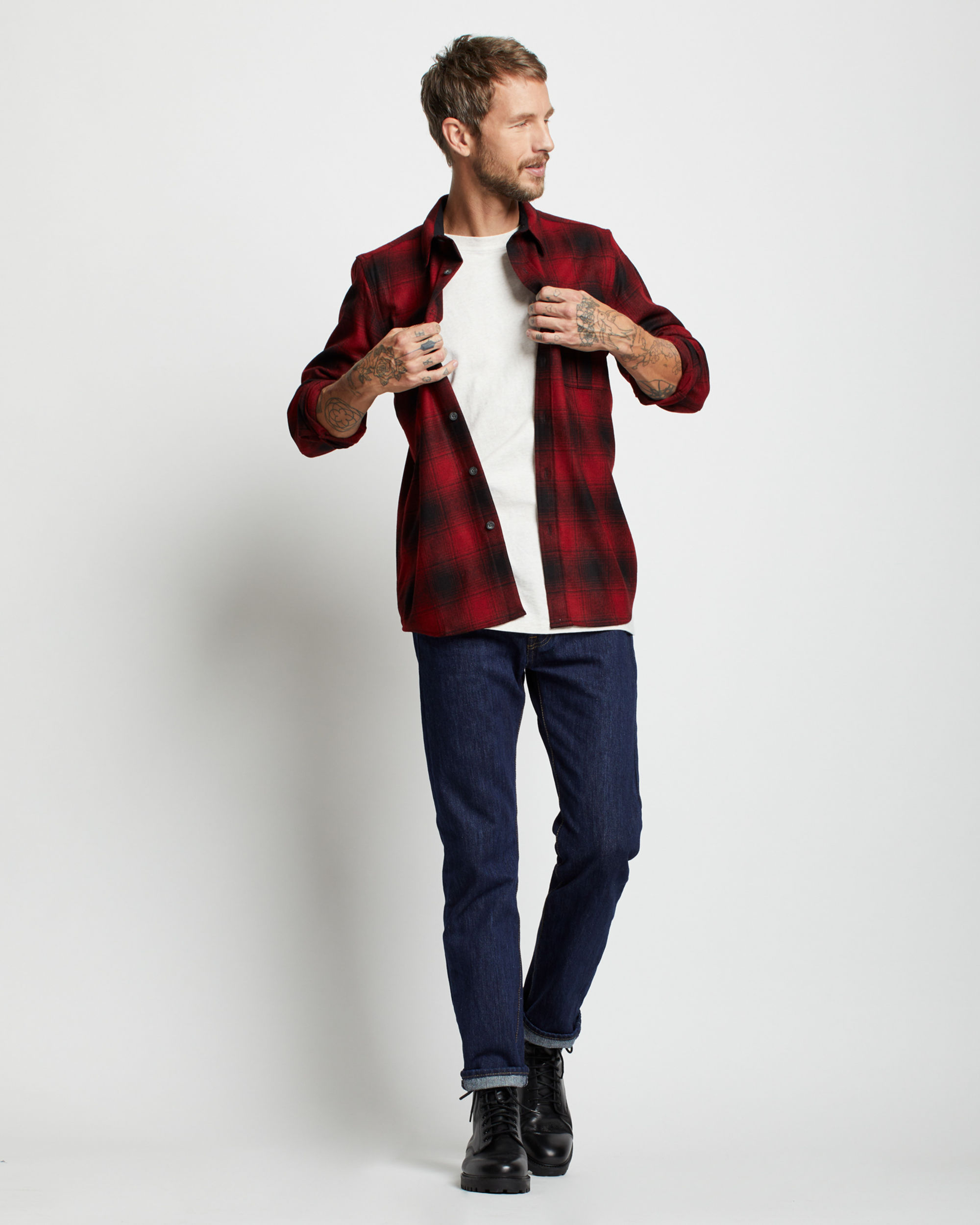 MEN'S PLAID SCOUT SHIRT