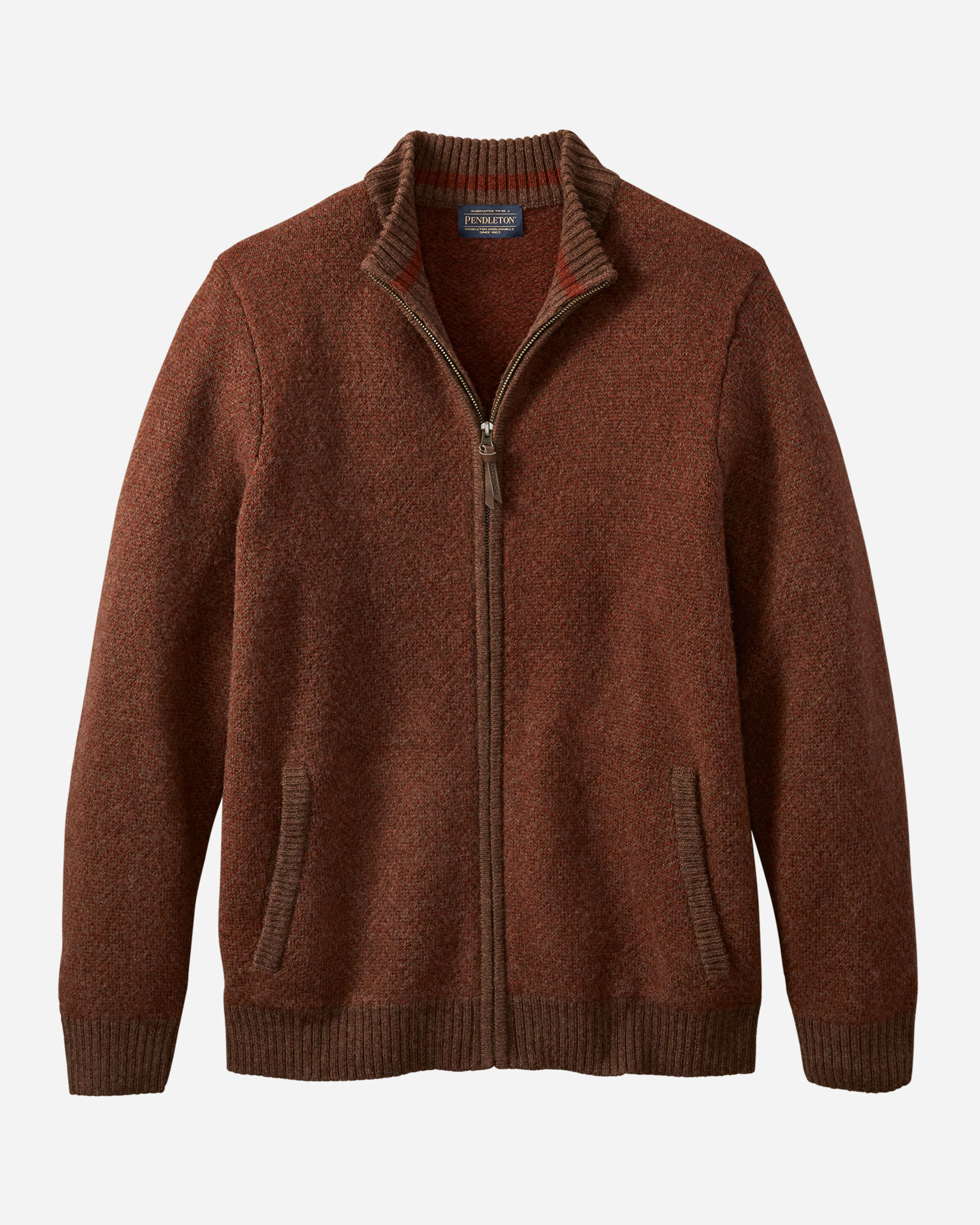 MEN S SHETLAND FULL ZIP CARDIGAN Pendleton