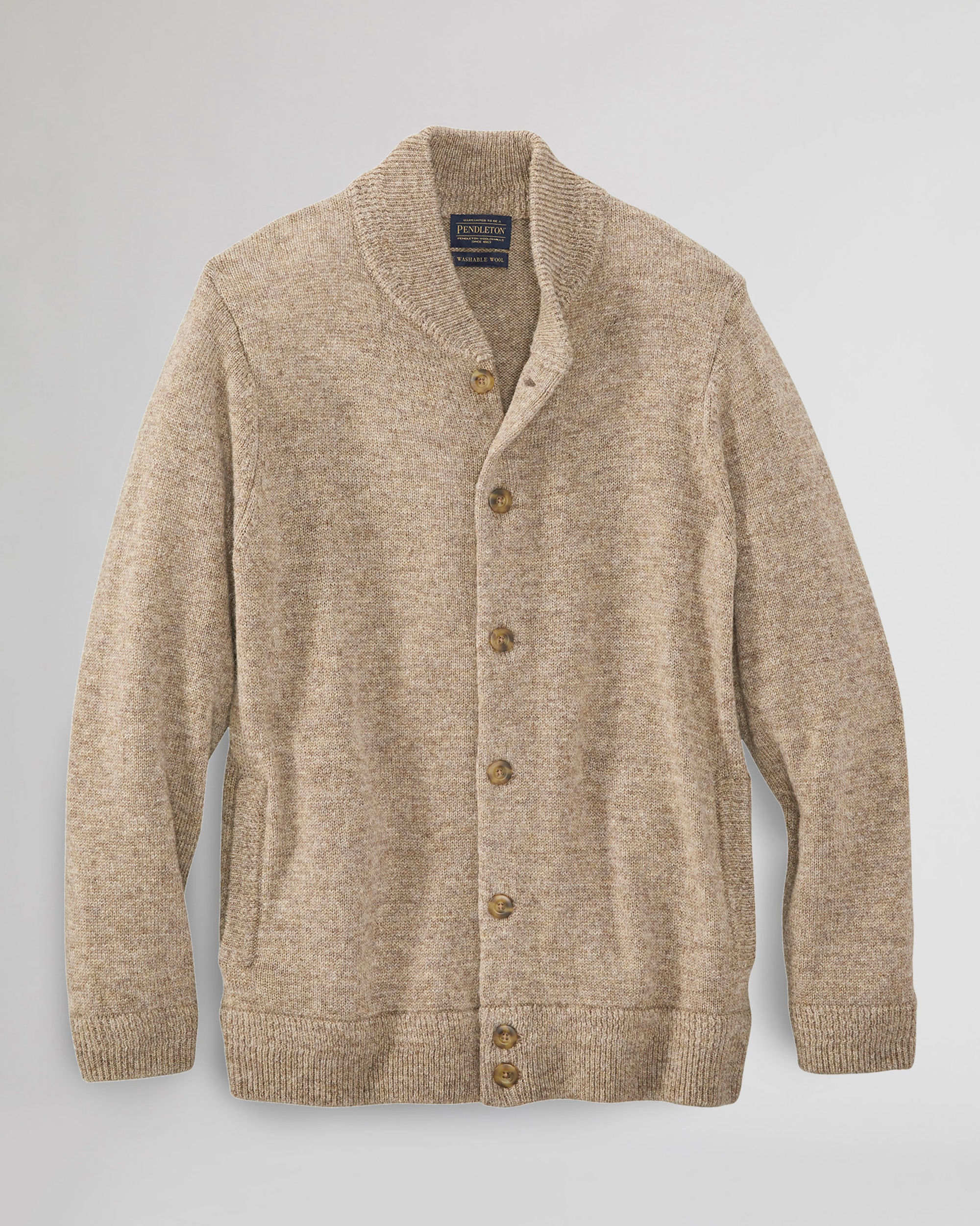 Pendleton men's shetland cheap crew cardigan