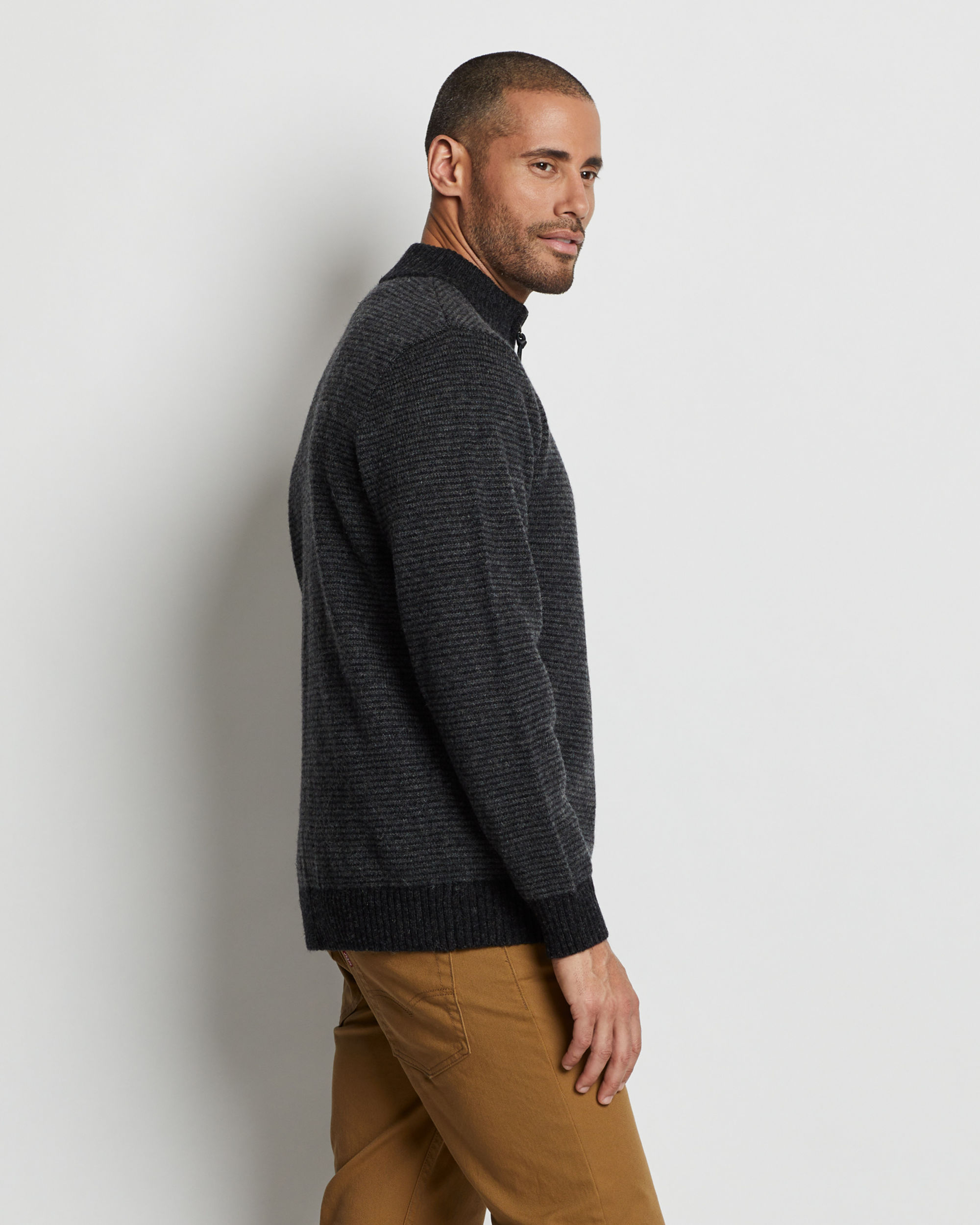 Shetland Crew Neck Jumper Mens