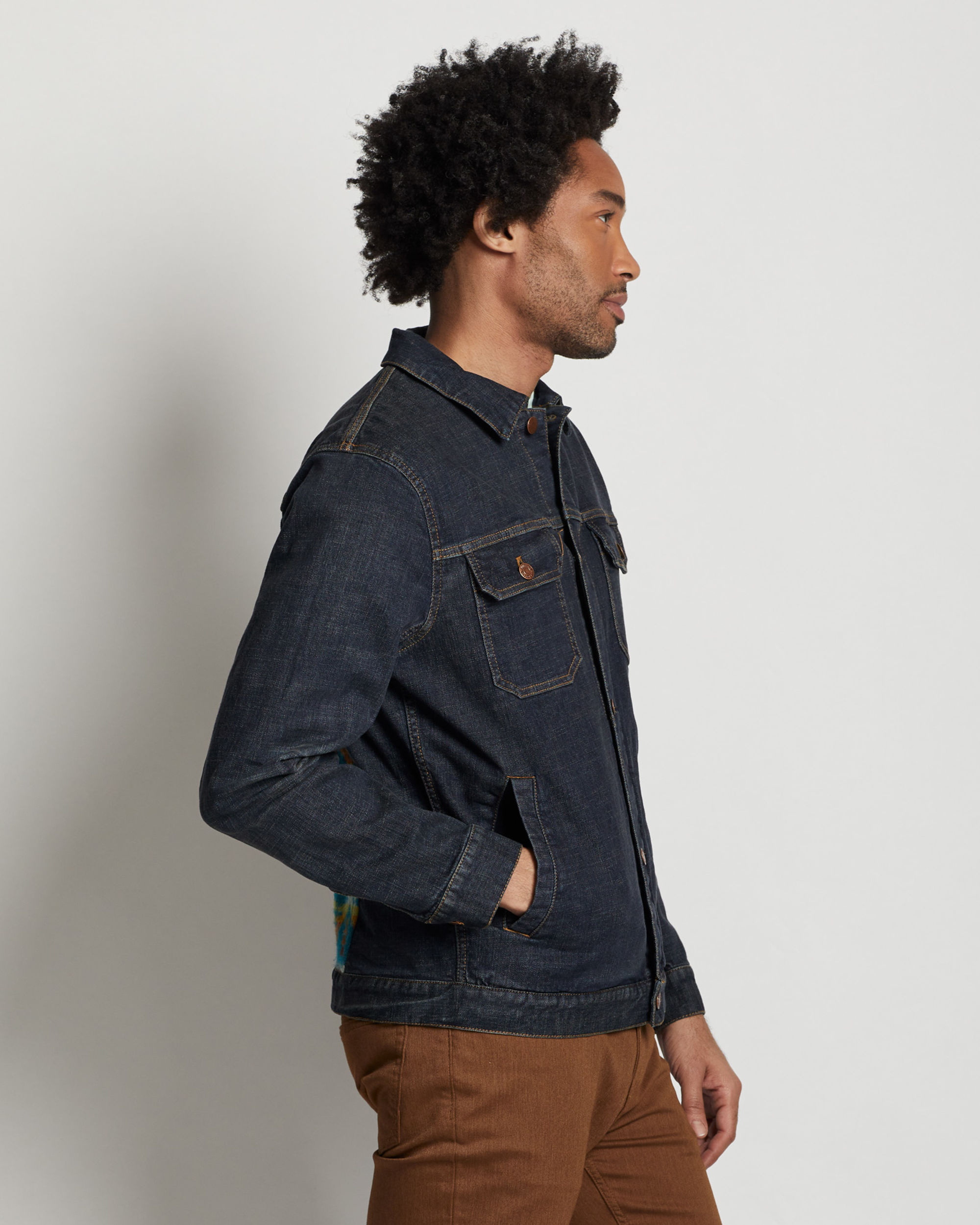 Men's Blue Jeans Jacket