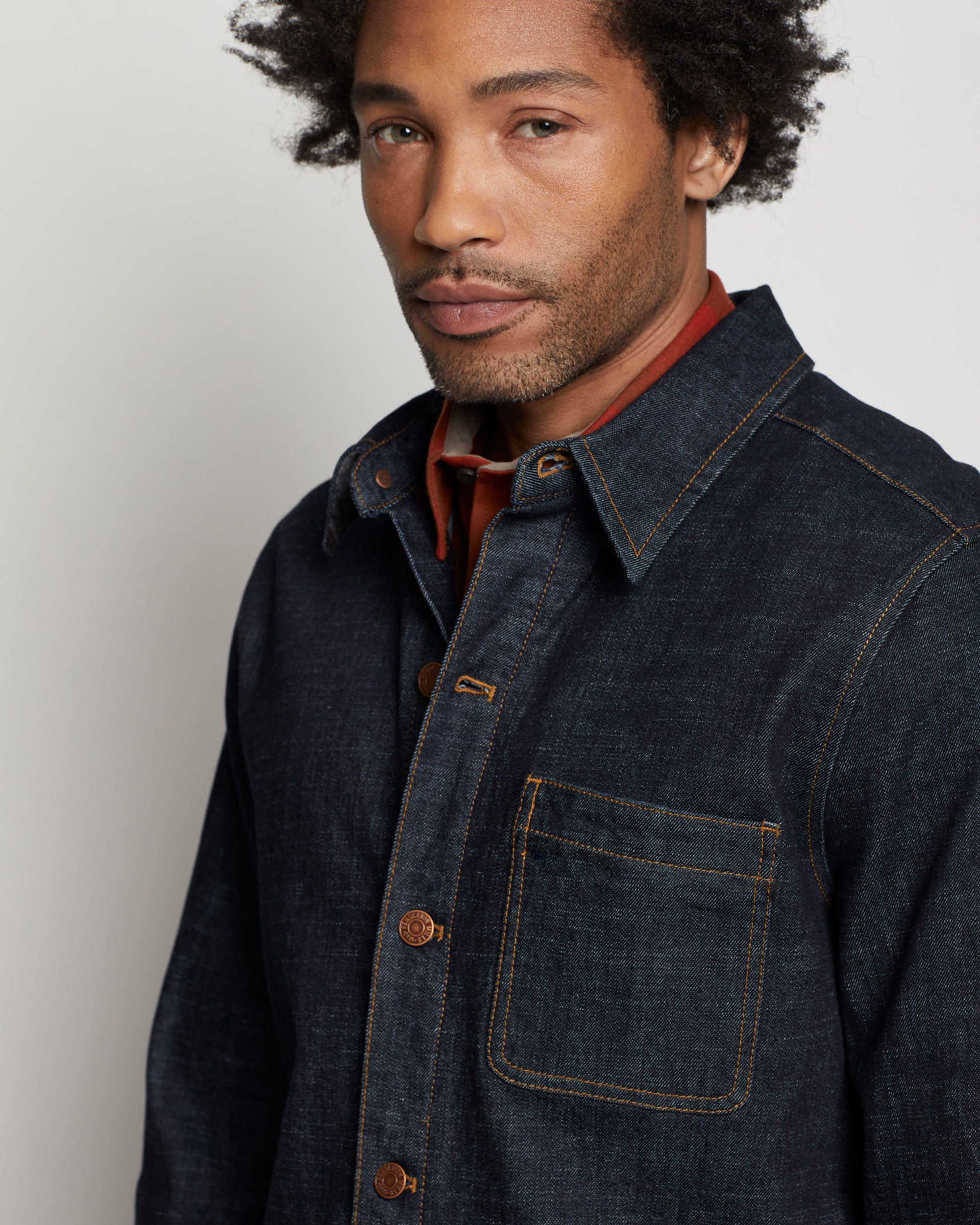 Denim Chore Jacket in Vancleese Wash