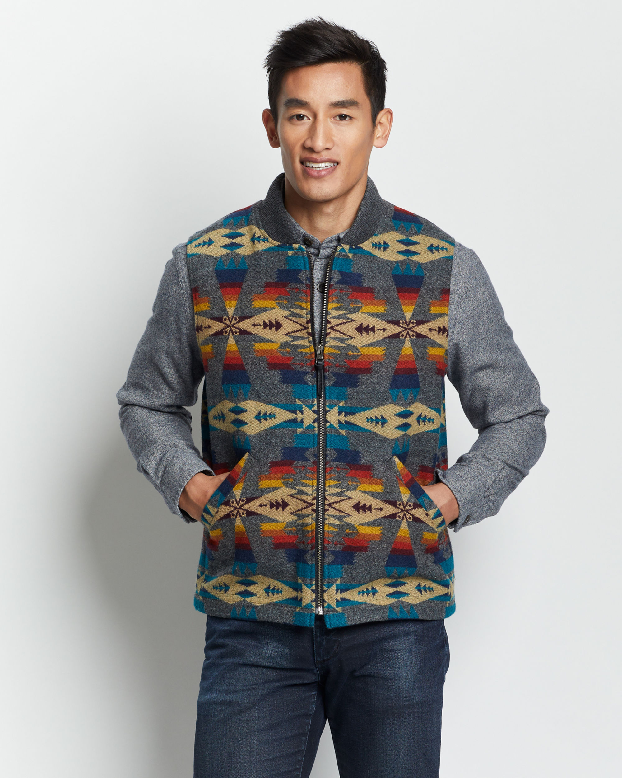 Pendleton mens vest hot sale