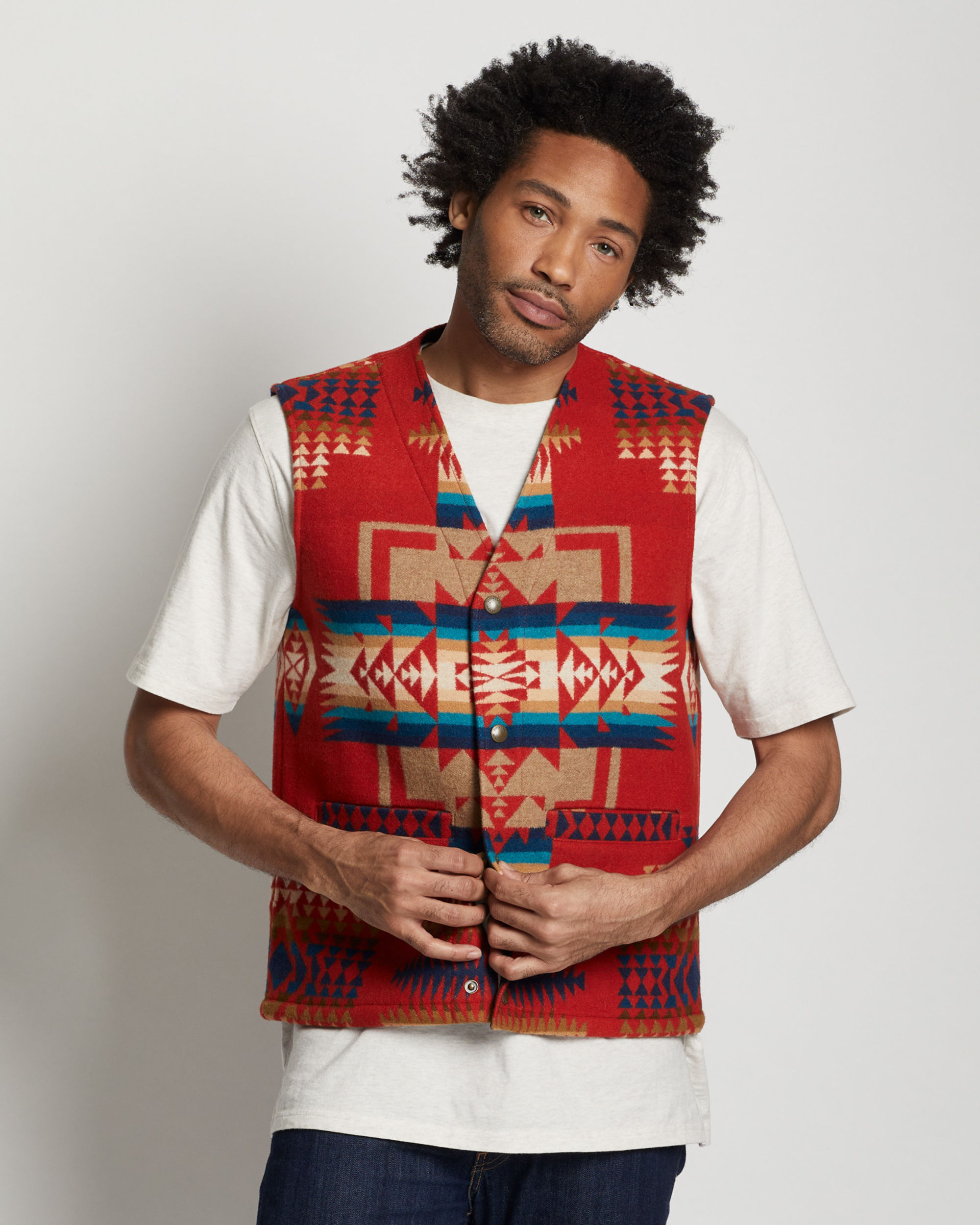 Pendleton mens vest shop