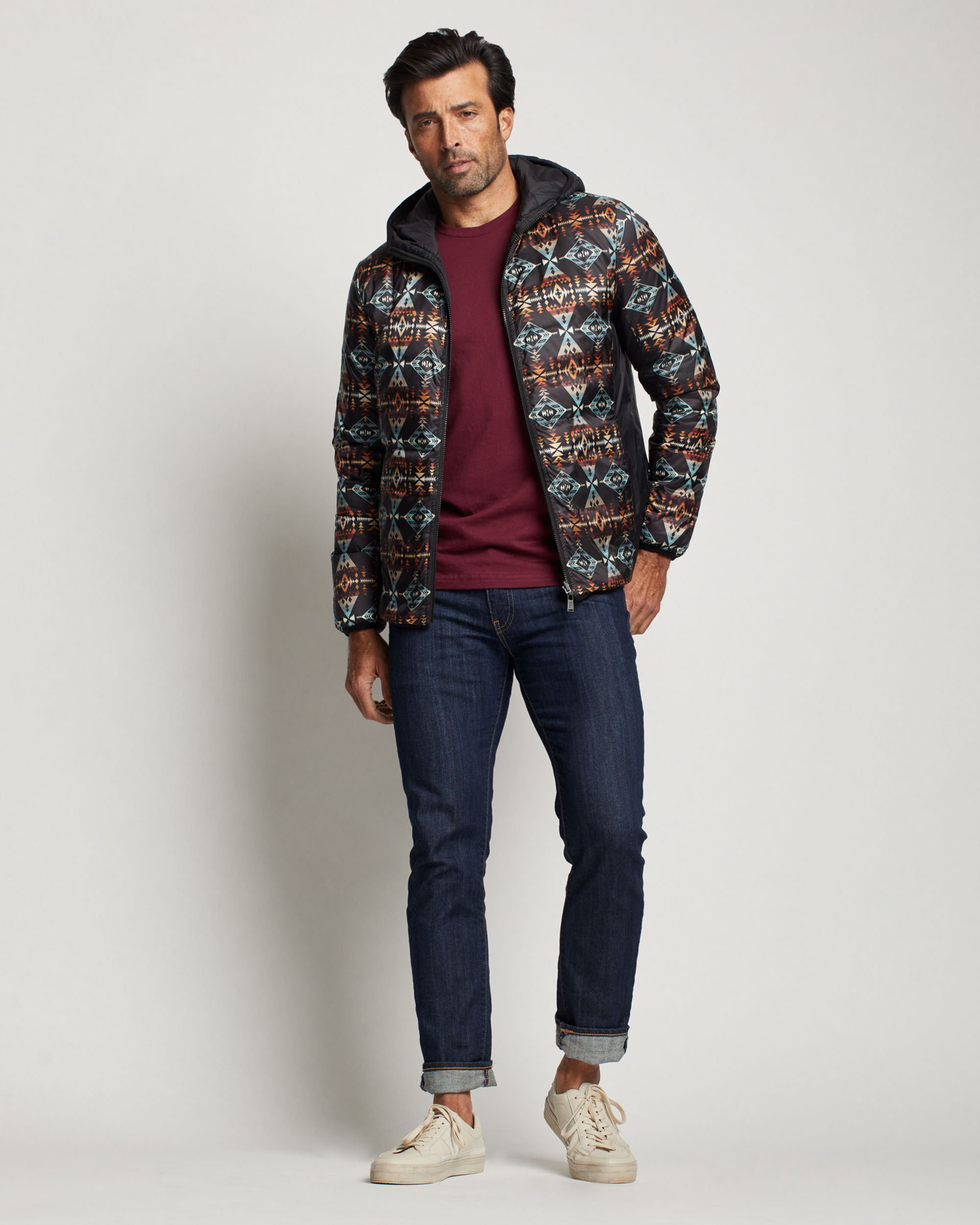 Men s Yukon Reversible Hooded Down Jacket