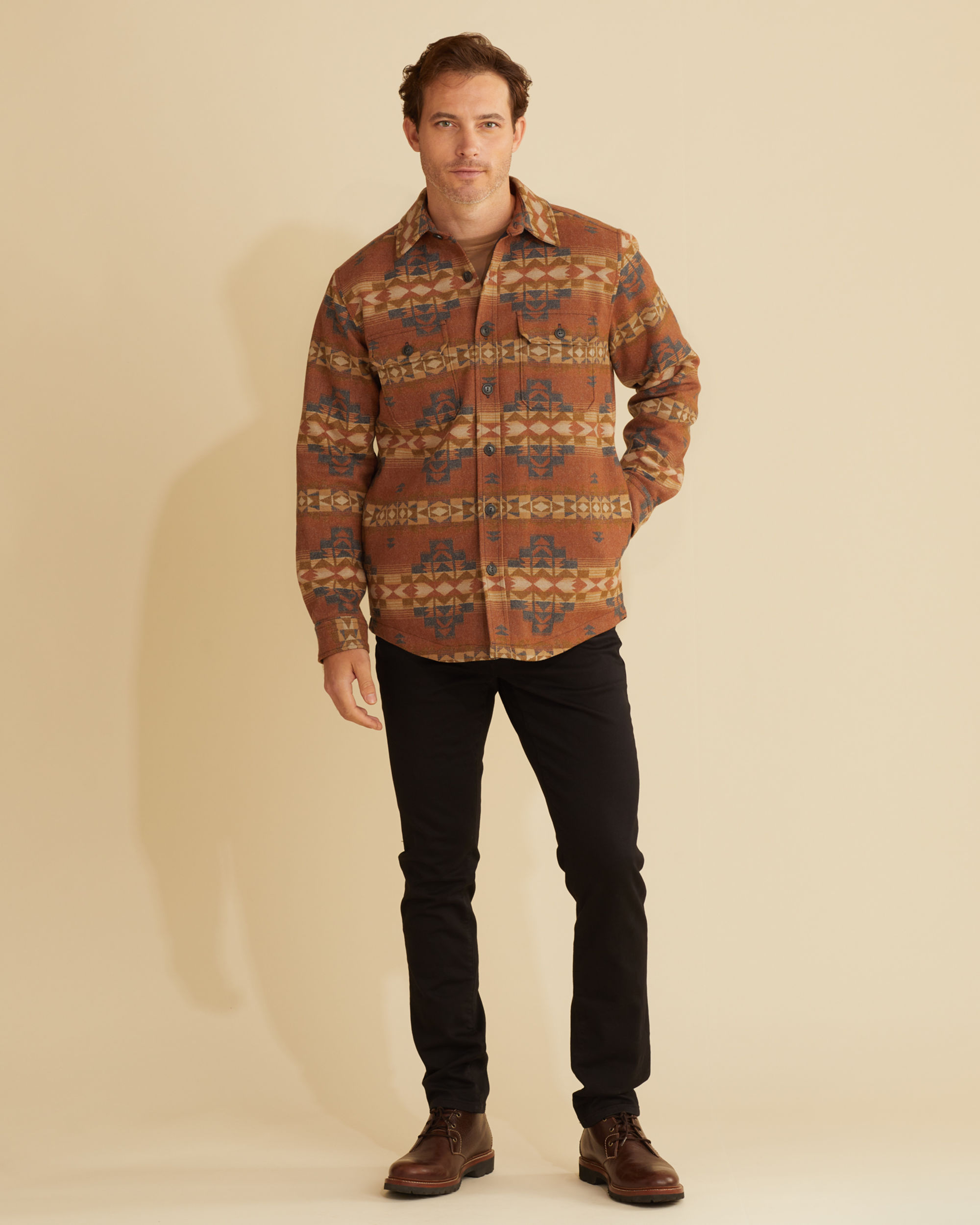 Men's Desert Dawn Quilted Shirt Jacket | Pendleton