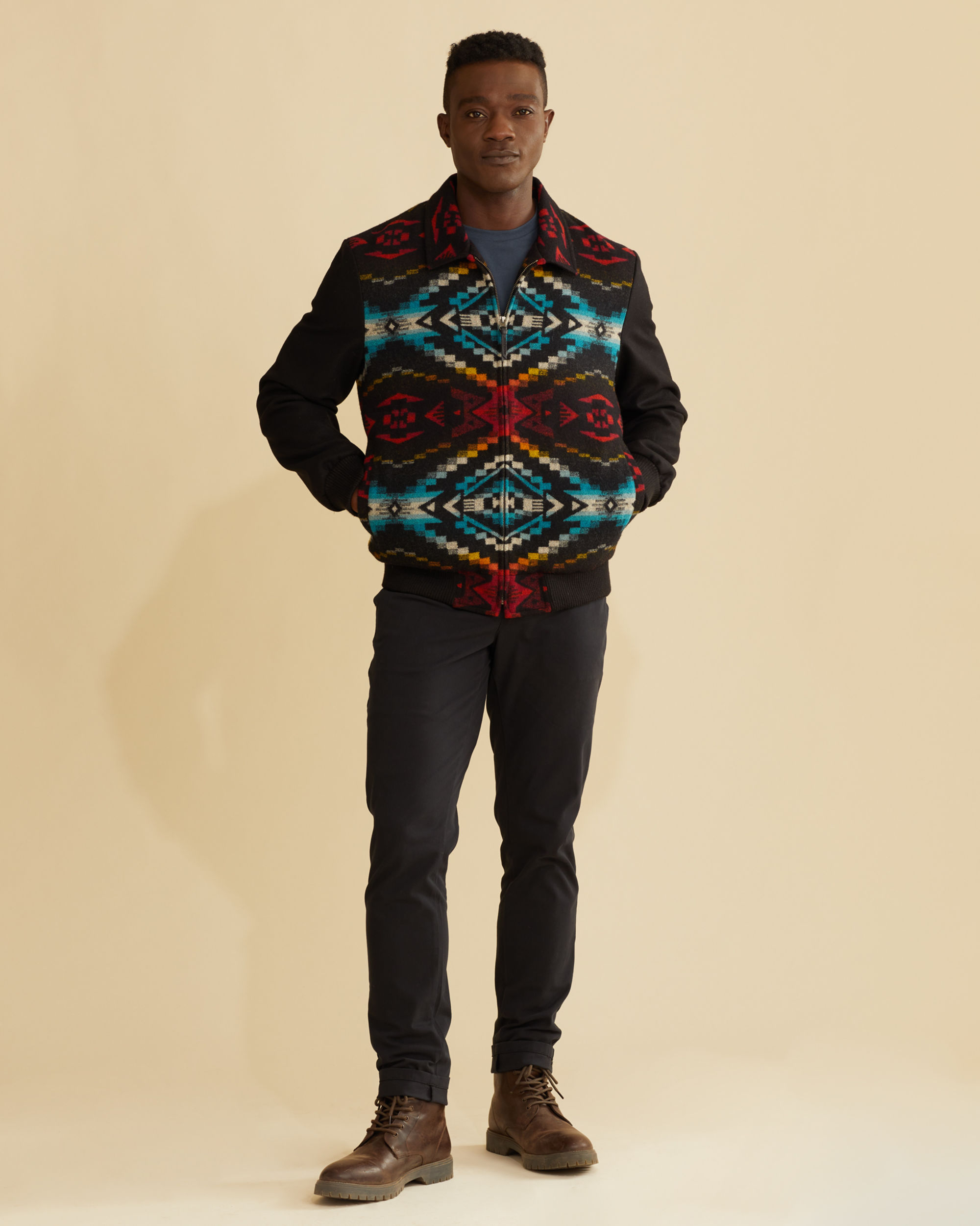 Pendleton wool coat mens clearance