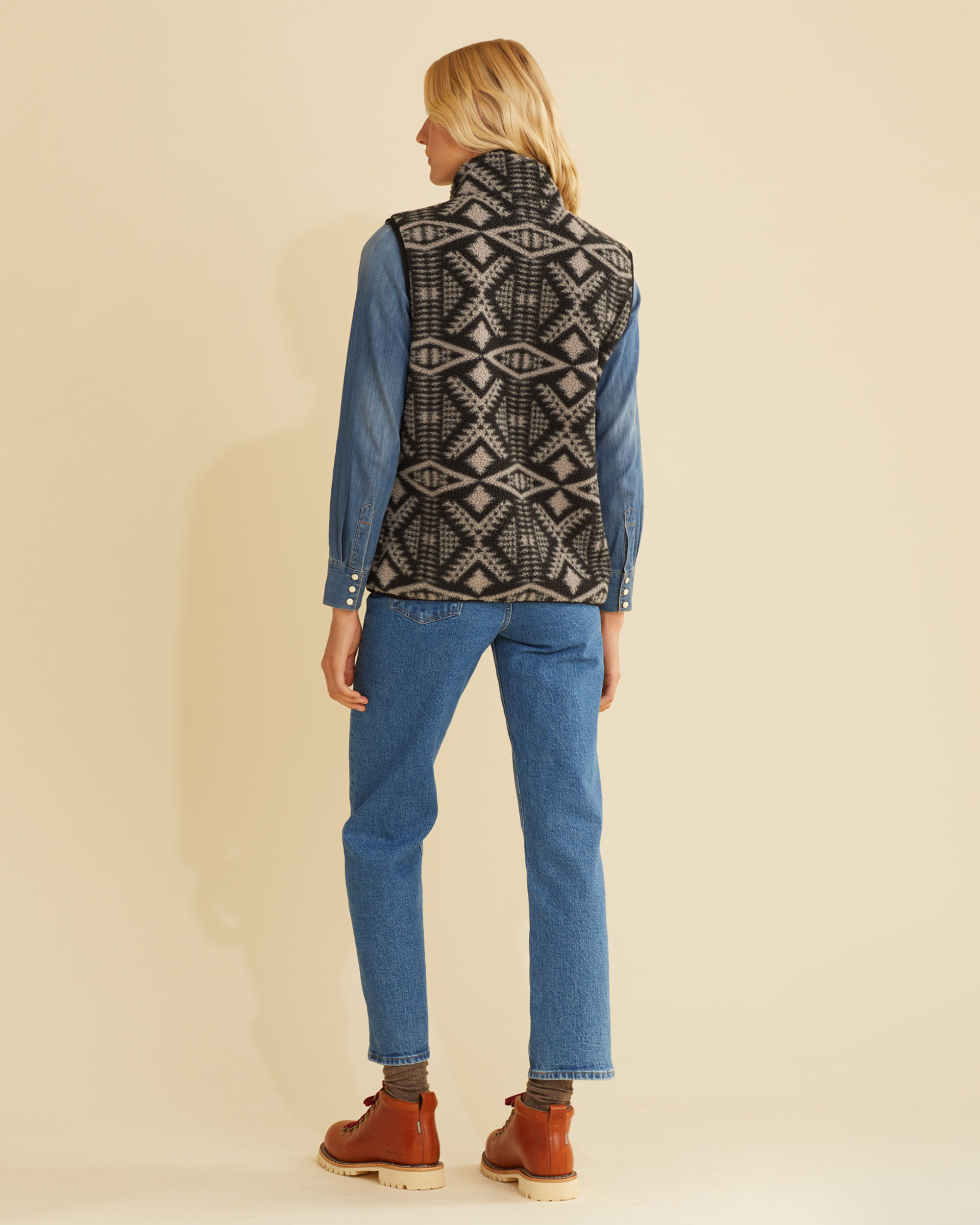 Unisex Fleece Vest Lightweight zip front Fleece