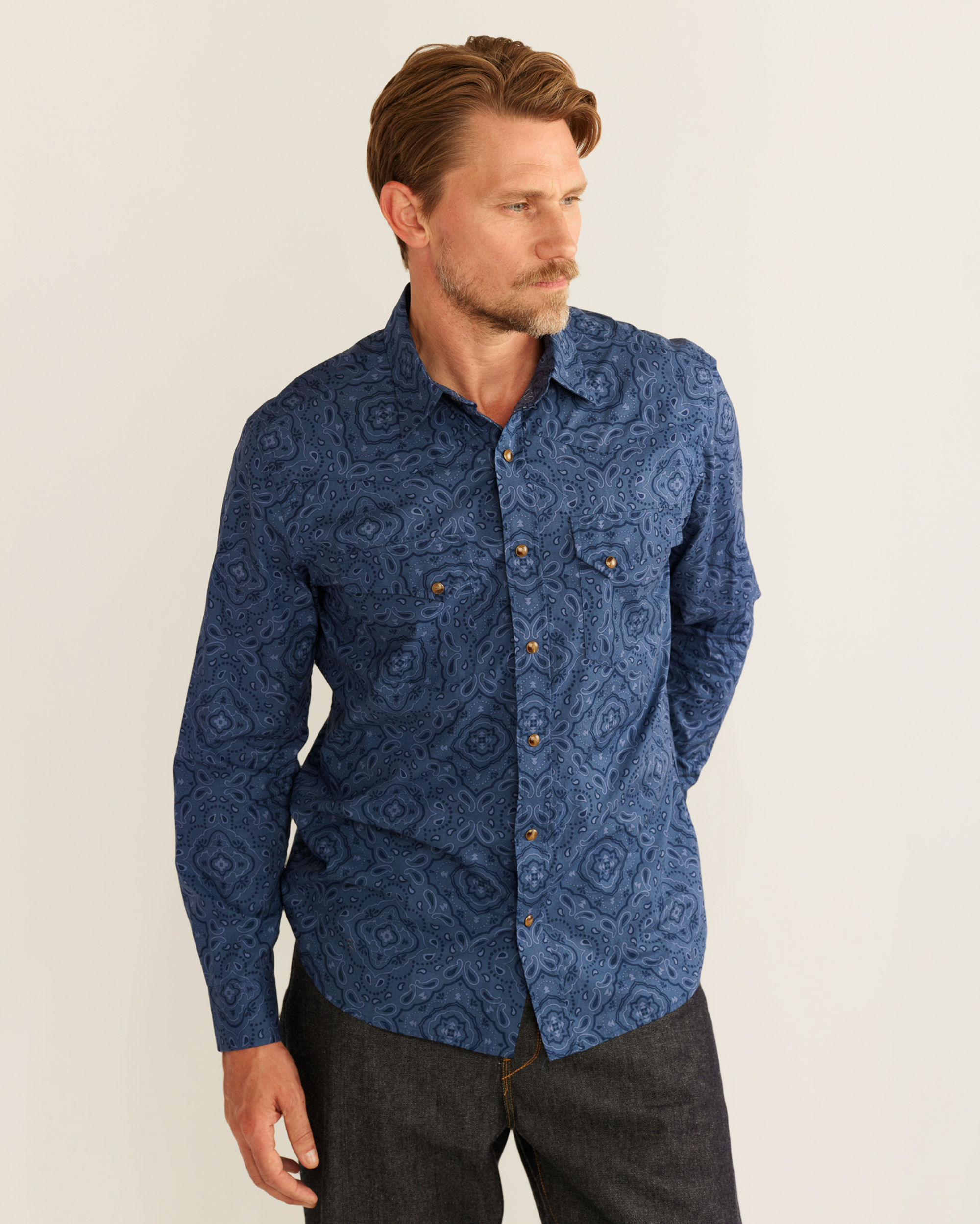 Shop Men's Long-Sleeve Laramie Snap-Front Shirt | Pendleton Woolen